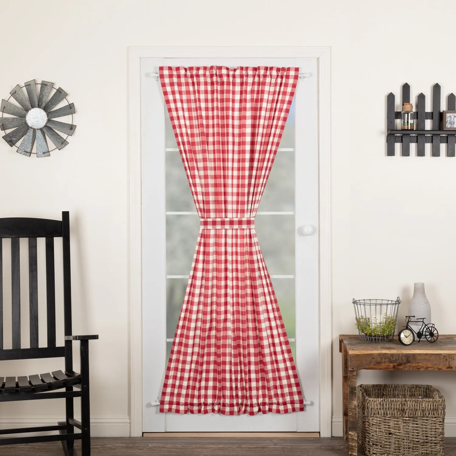 Annie Buffalo Check Door Panel 72x40