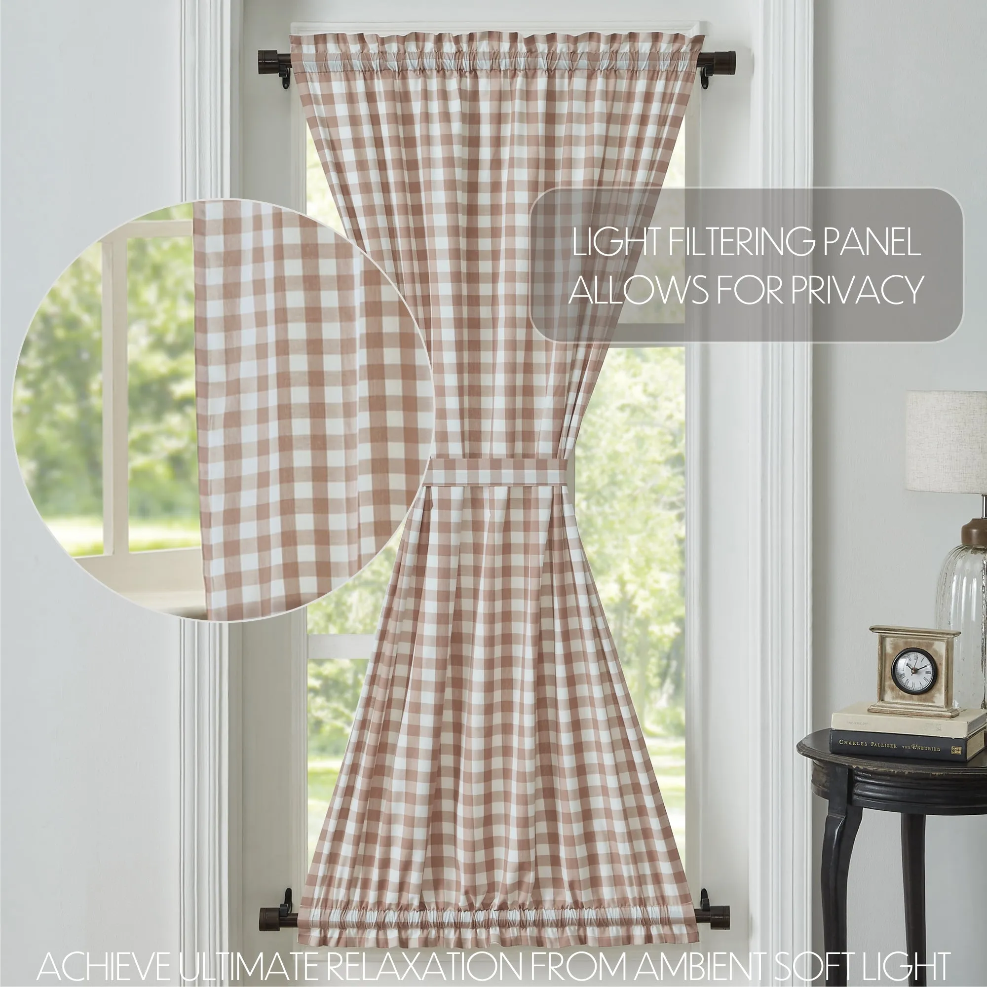 Annie Buffalo Check Door Panel 72x40