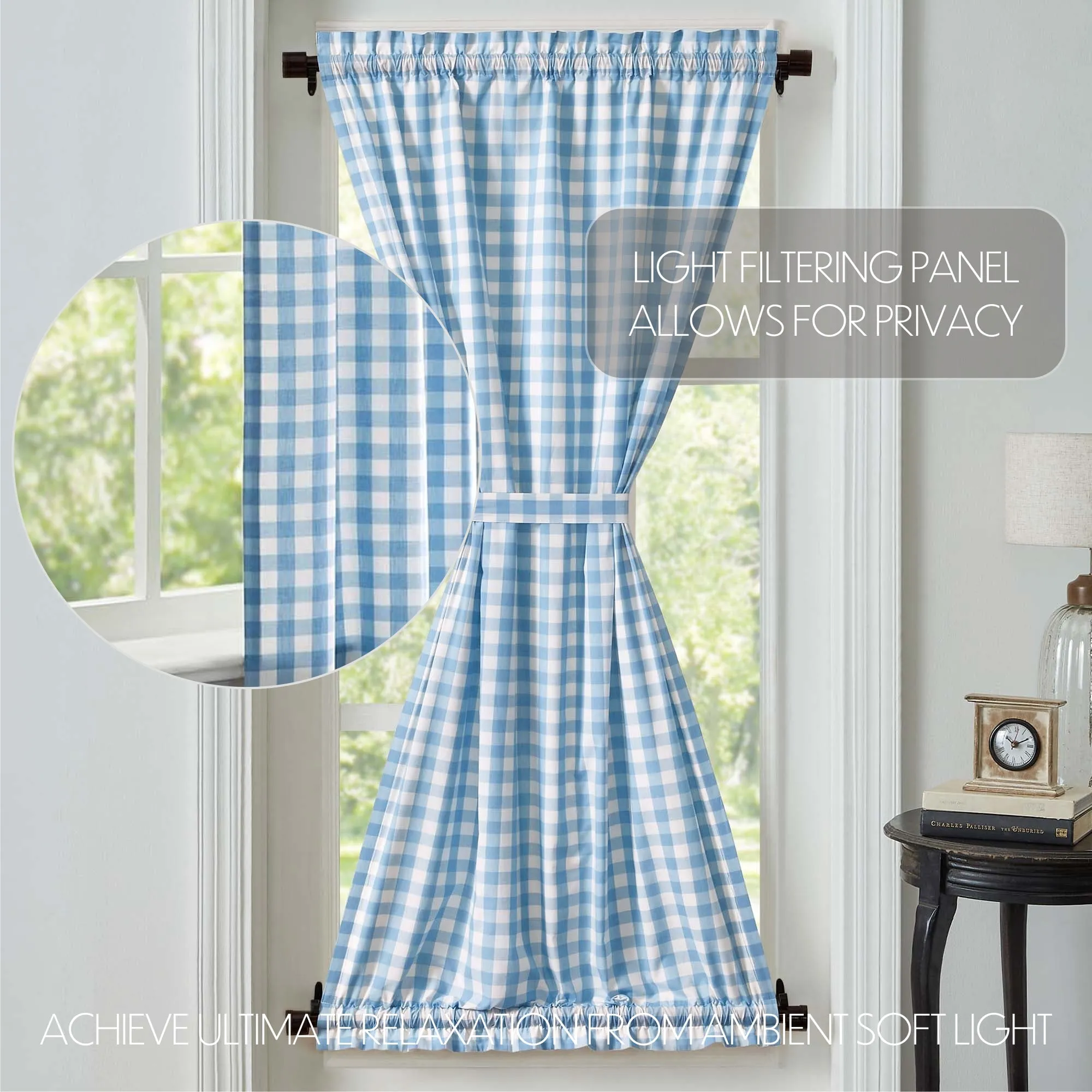 Annie Buffalo Check Door Panel 72x40