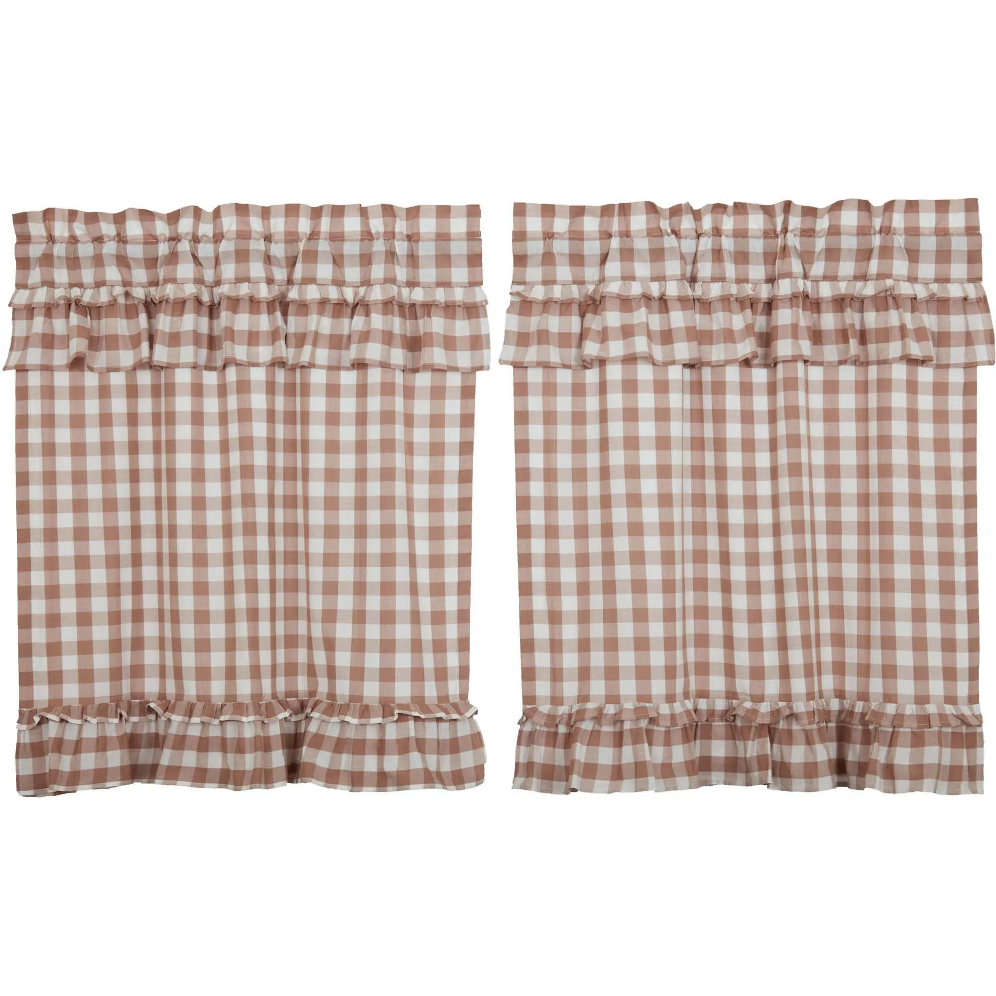 Annie Buffalo Check Ruffled Tier Set of 2