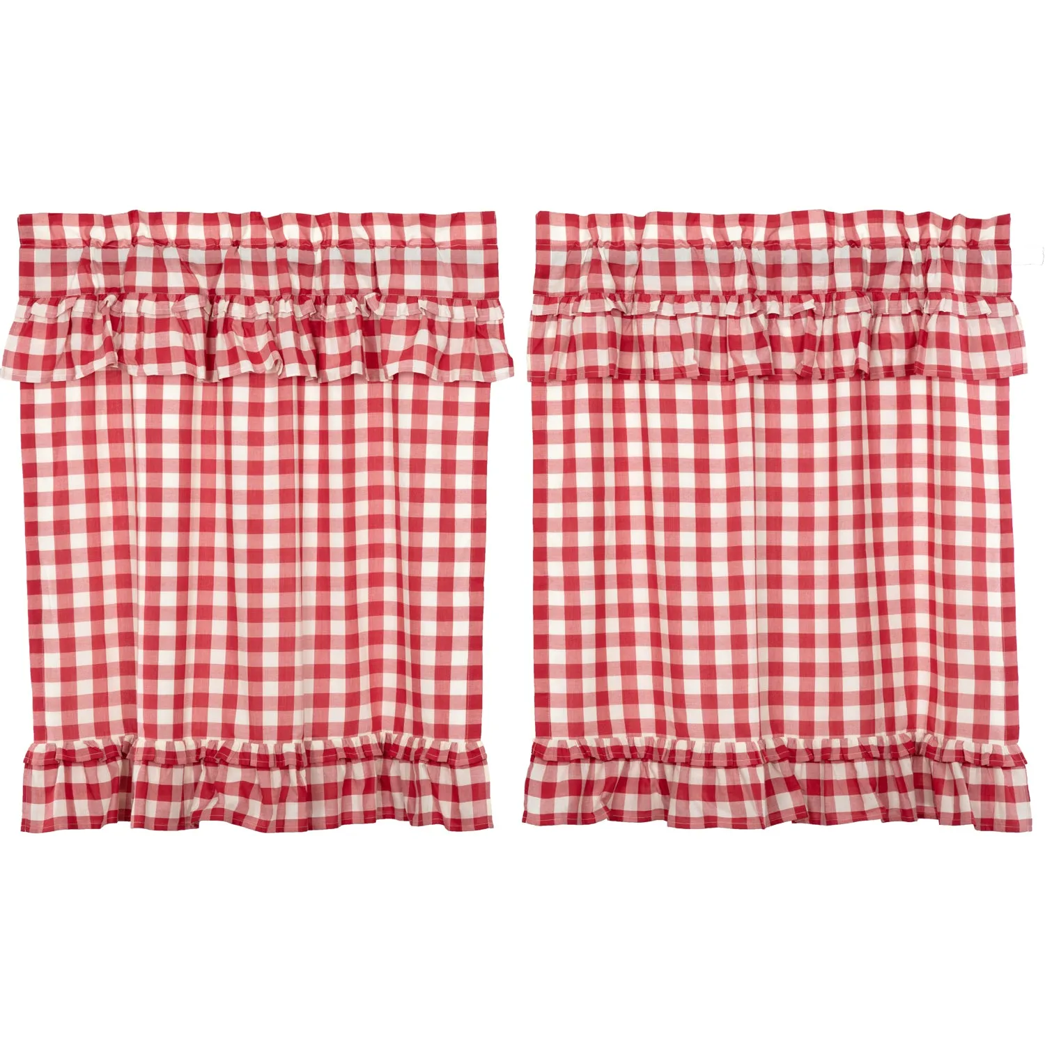 Annie Buffalo Check Ruffled Tier Set of 2