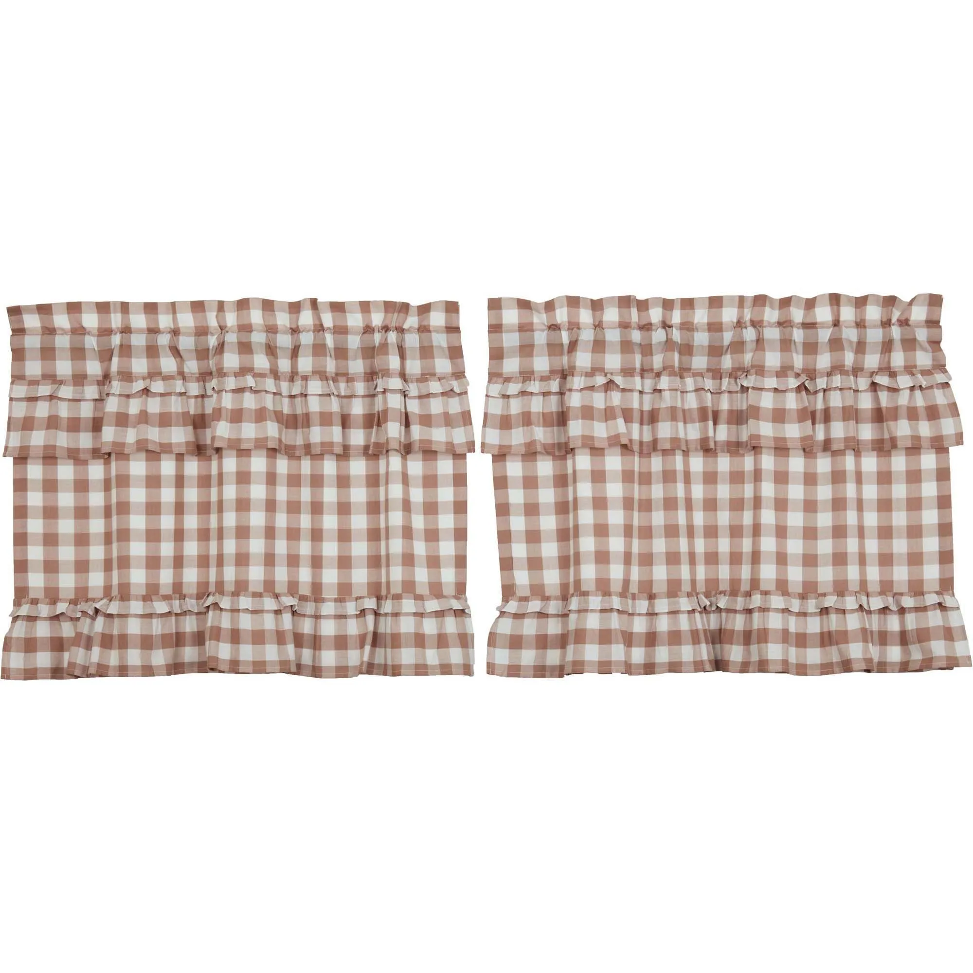 Annie Buffalo Check Ruffled Tier Set of 2