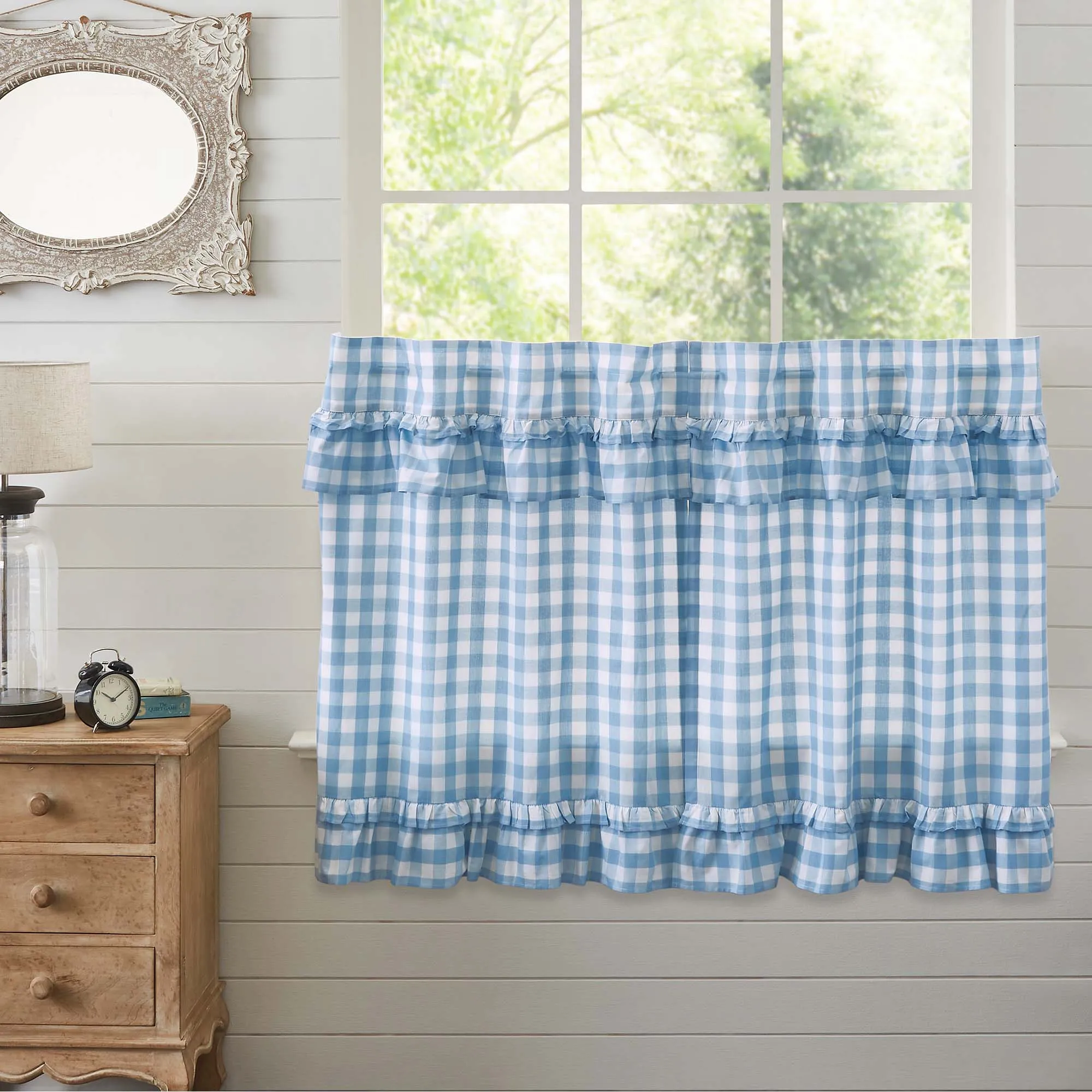 Annie Buffalo Check Ruffled Tier Set of 2