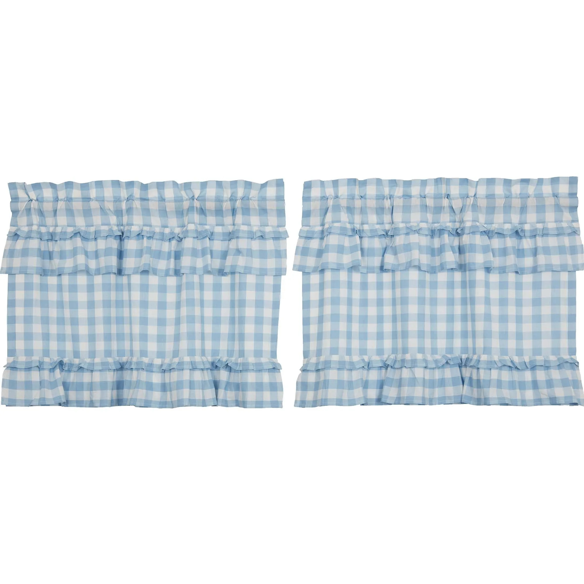 Annie Buffalo Check Ruffled Tier Set of 2