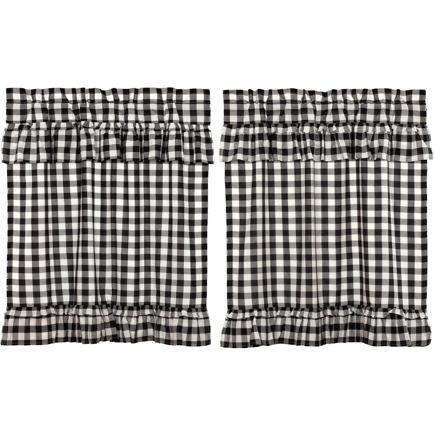 Annie Buffalo Check Ruffled Tier Set of 2
