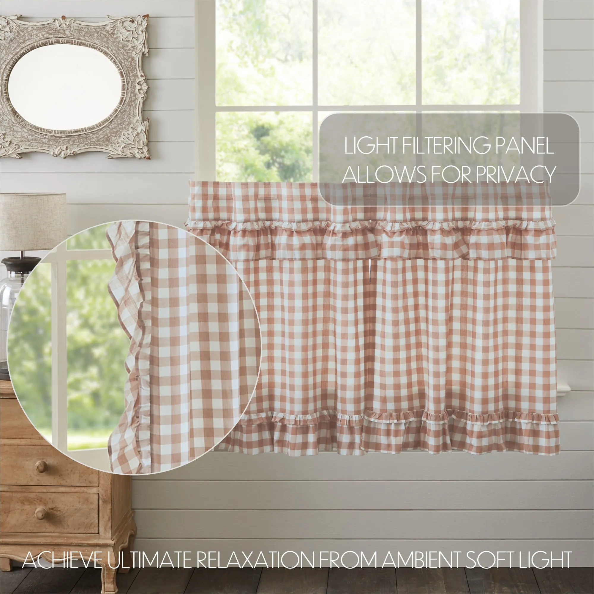 Annie Buffalo Check Ruffled Tier Set of 2