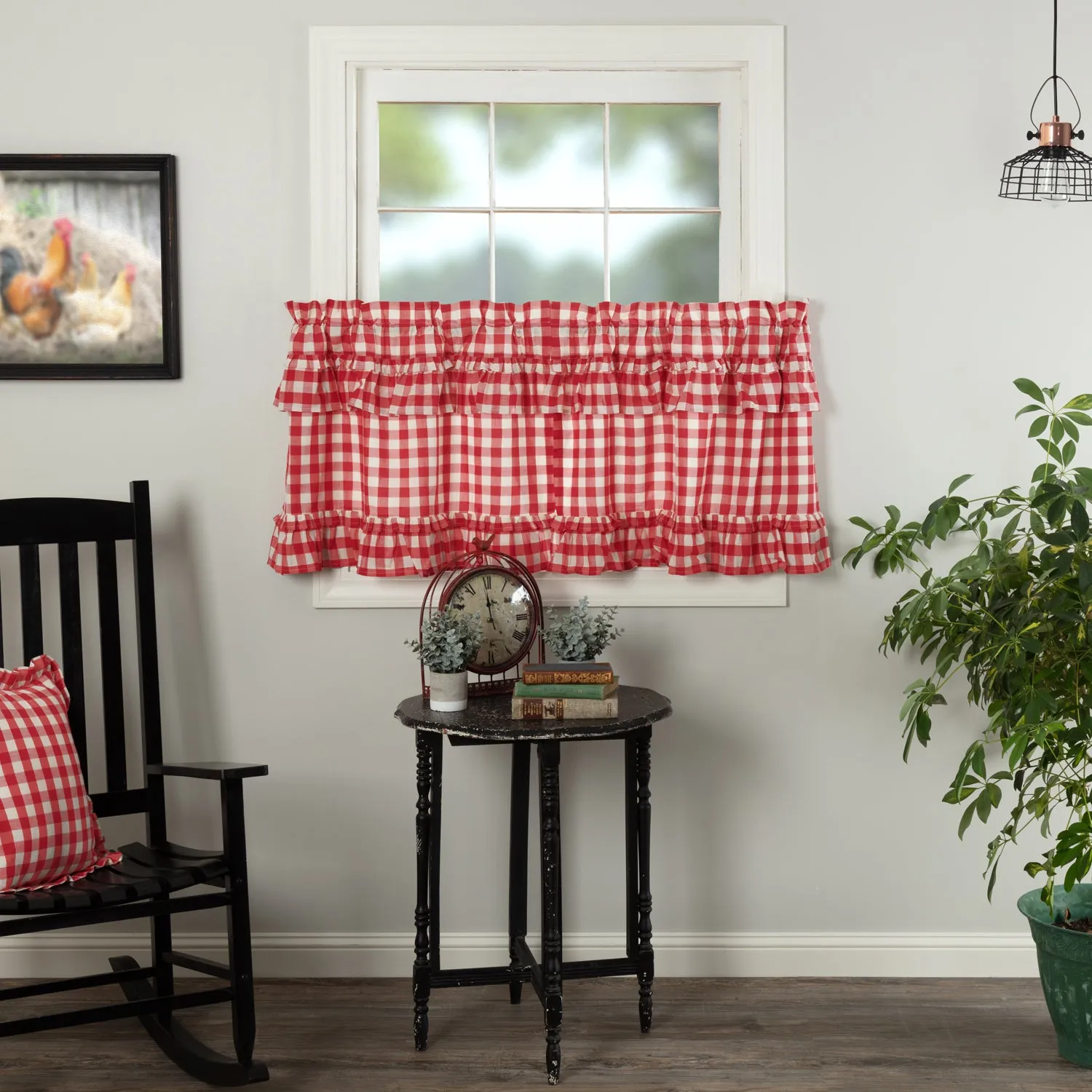 Annie Buffalo Check Ruffled Tier Set of 2