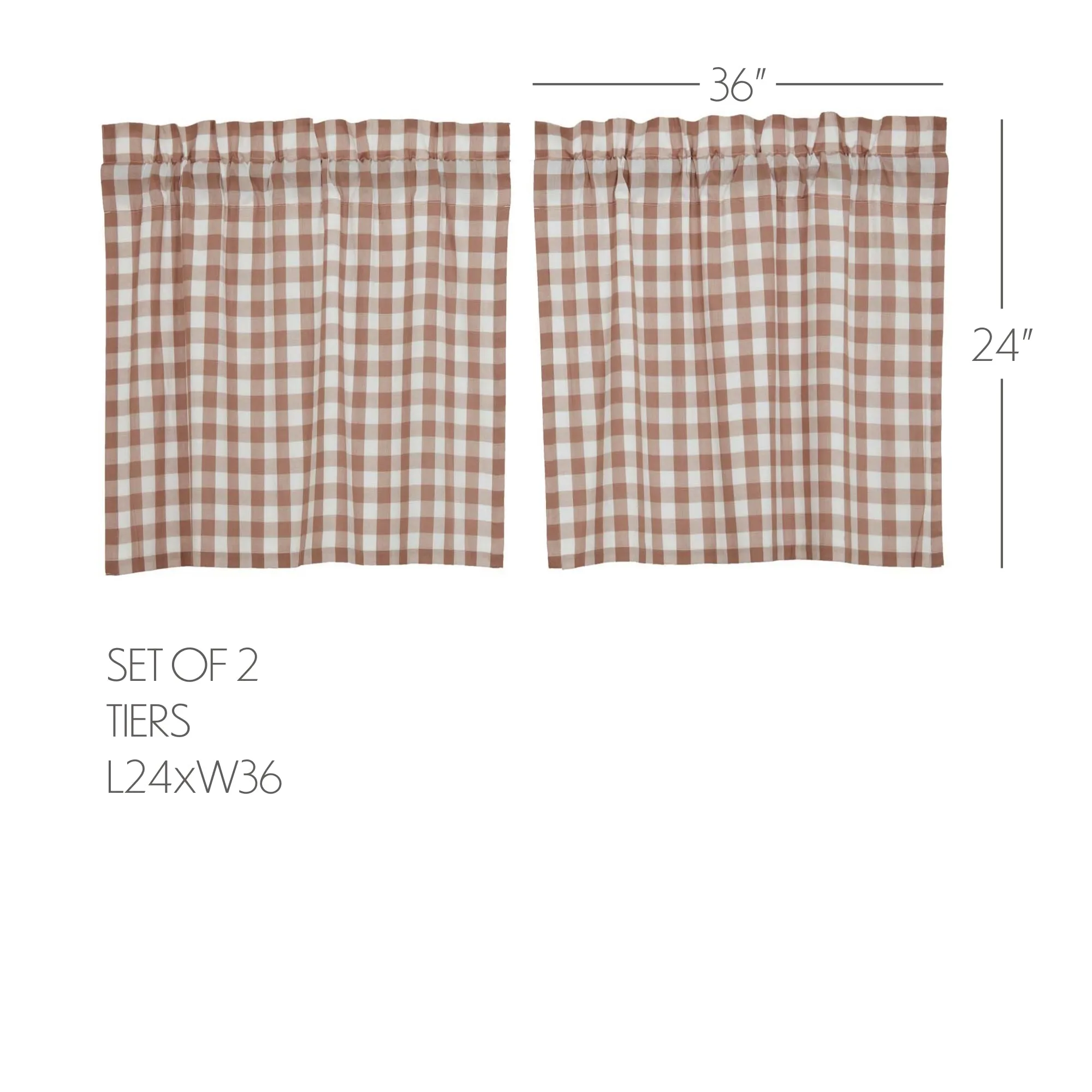 Annie Buffalo Check Tier Set of 2