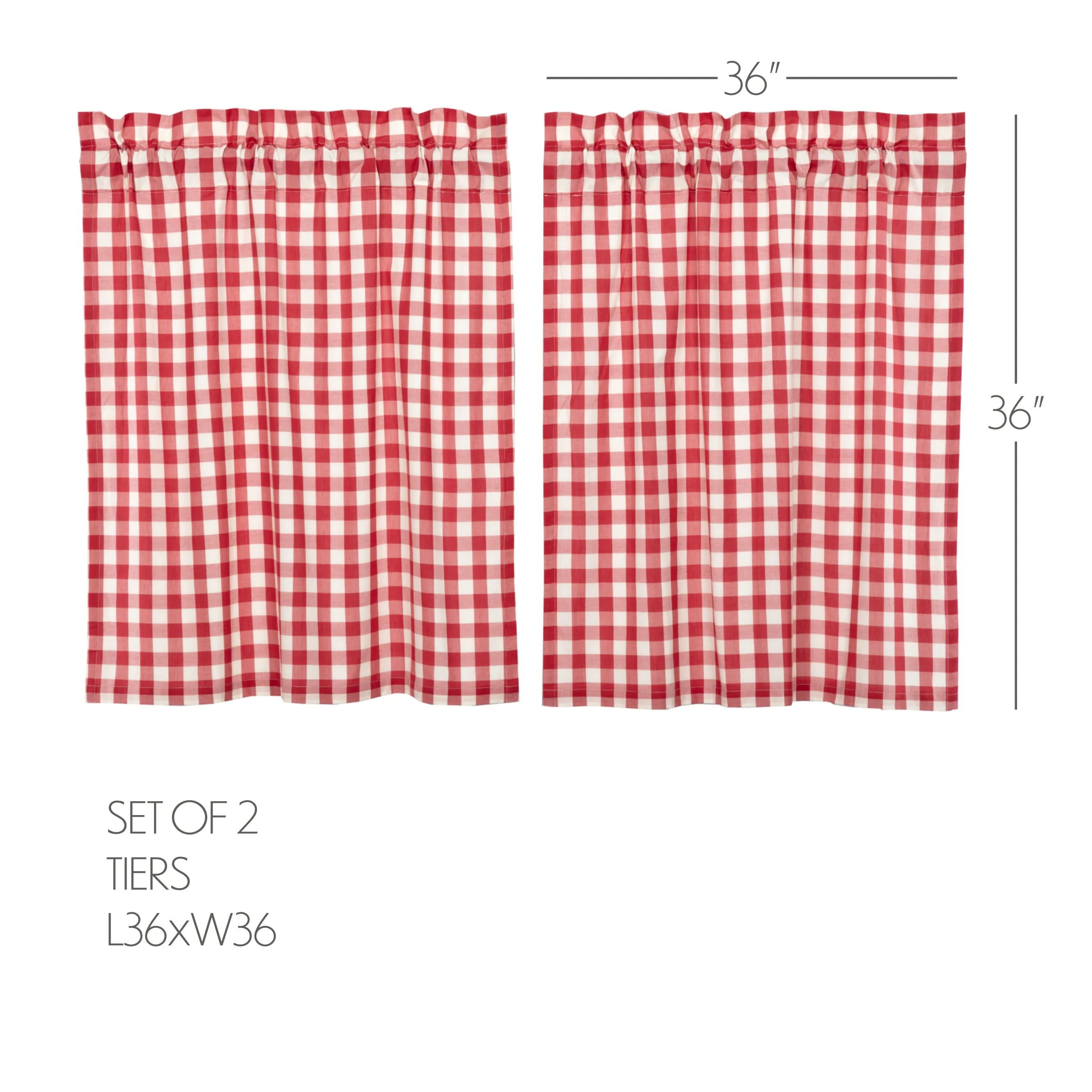 Annie Buffalo Check Tier Set of 2