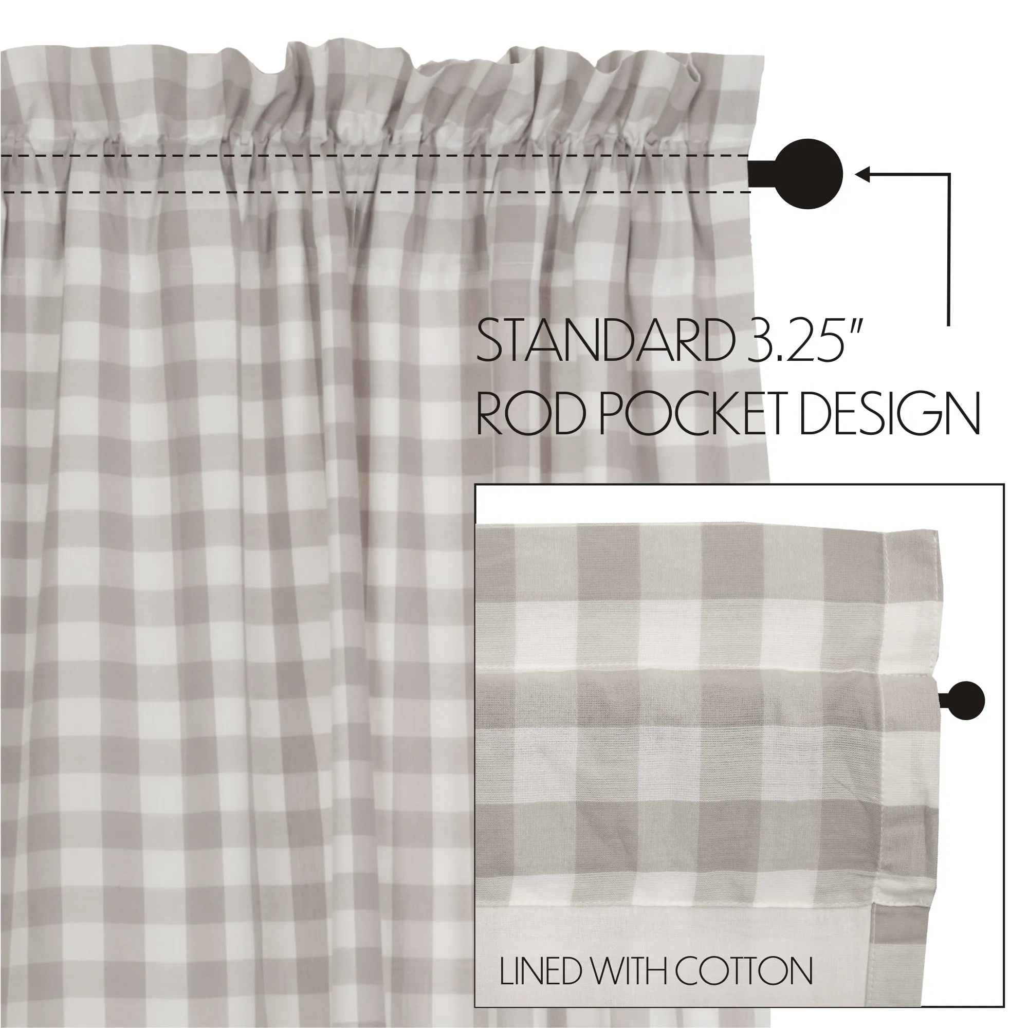 Annie Buffalo Check Tier Set of 2