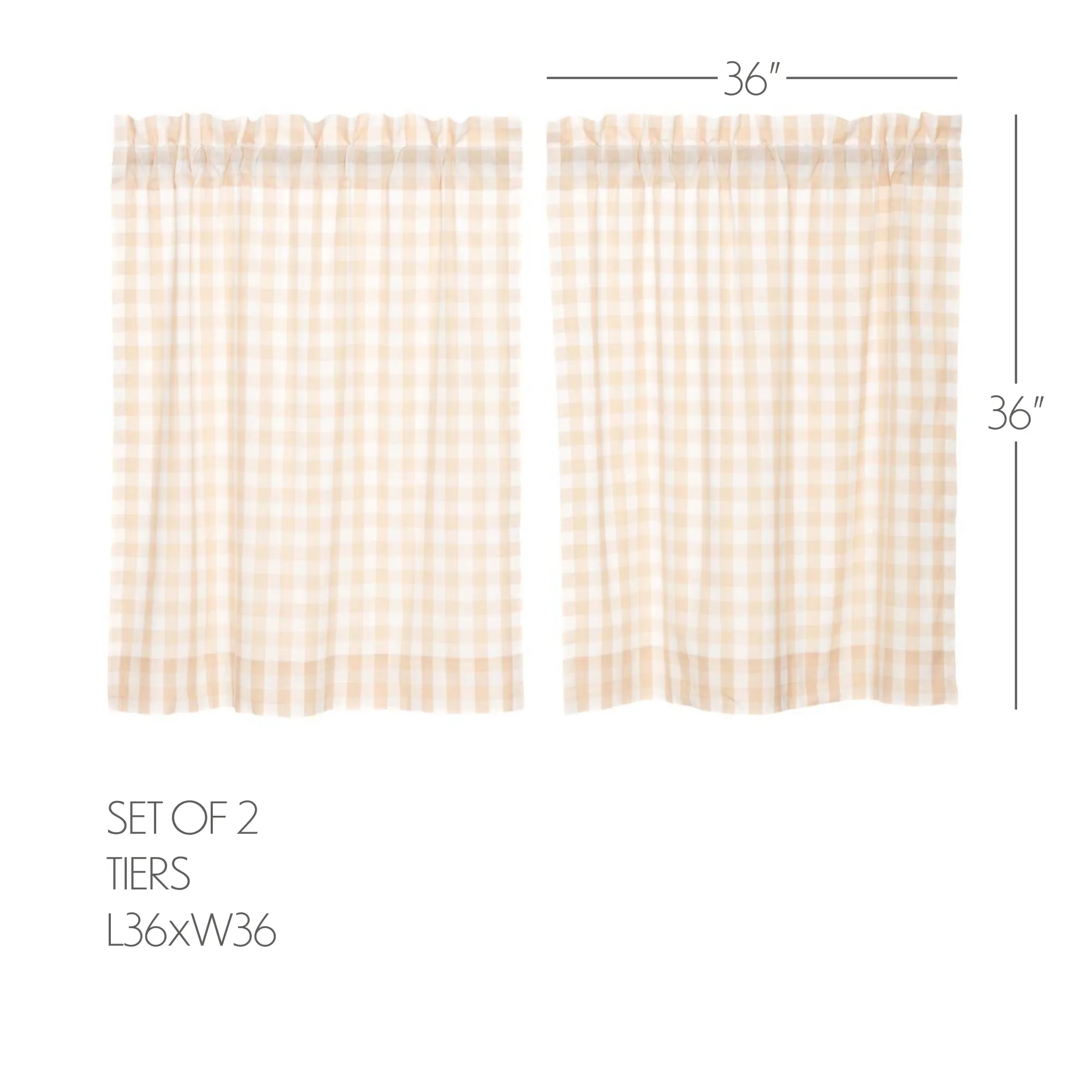 Annie Buffalo Check Tier Set of 2