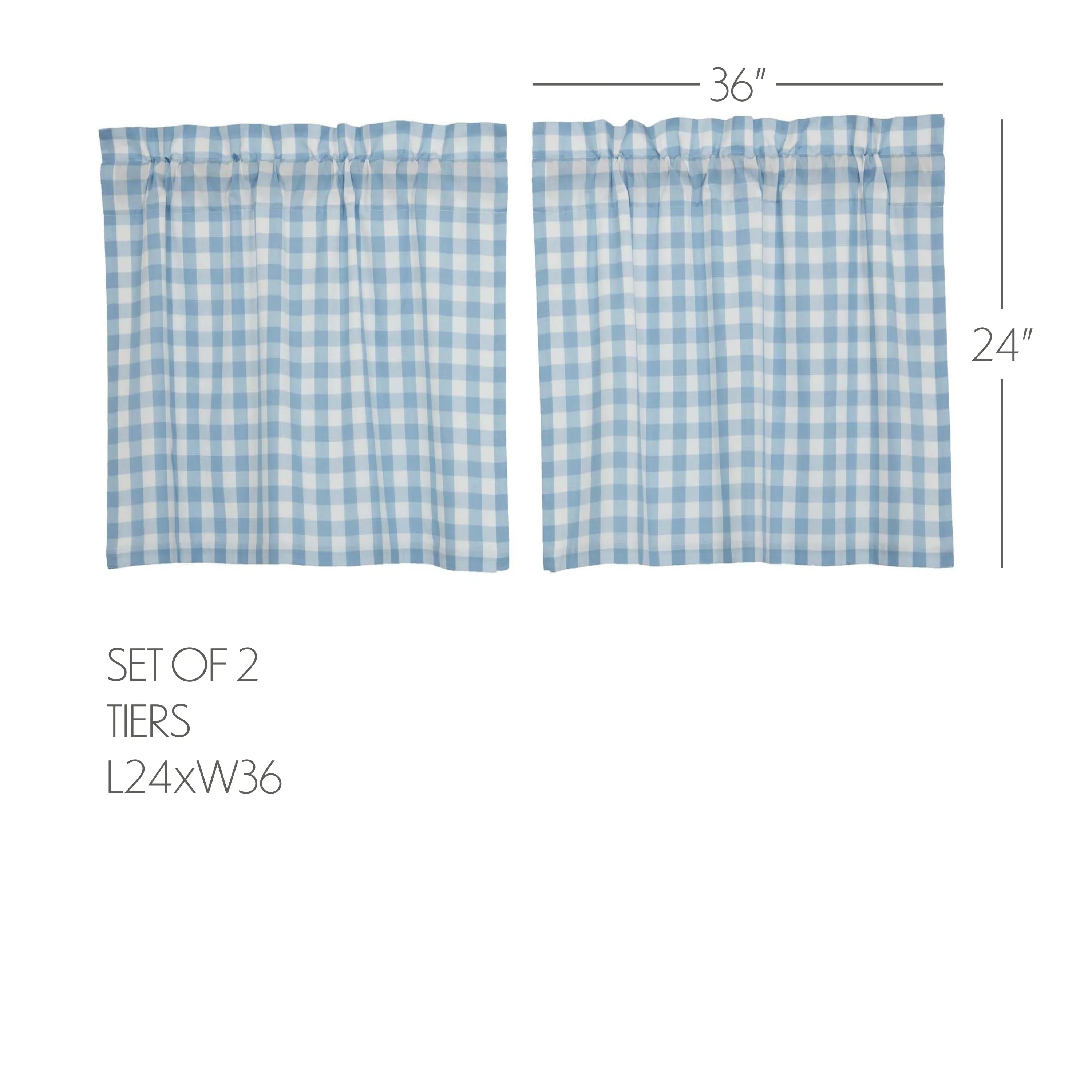 Annie Buffalo Check Tier Set of 2