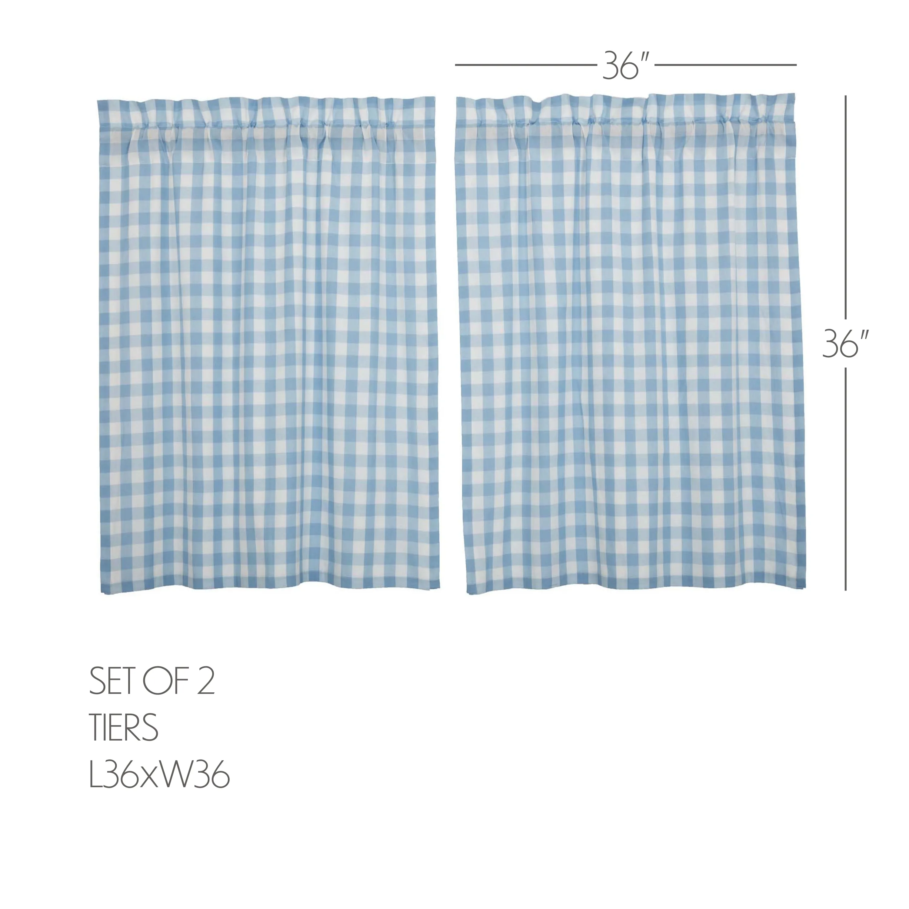 Annie Buffalo Check Tier Set of 2