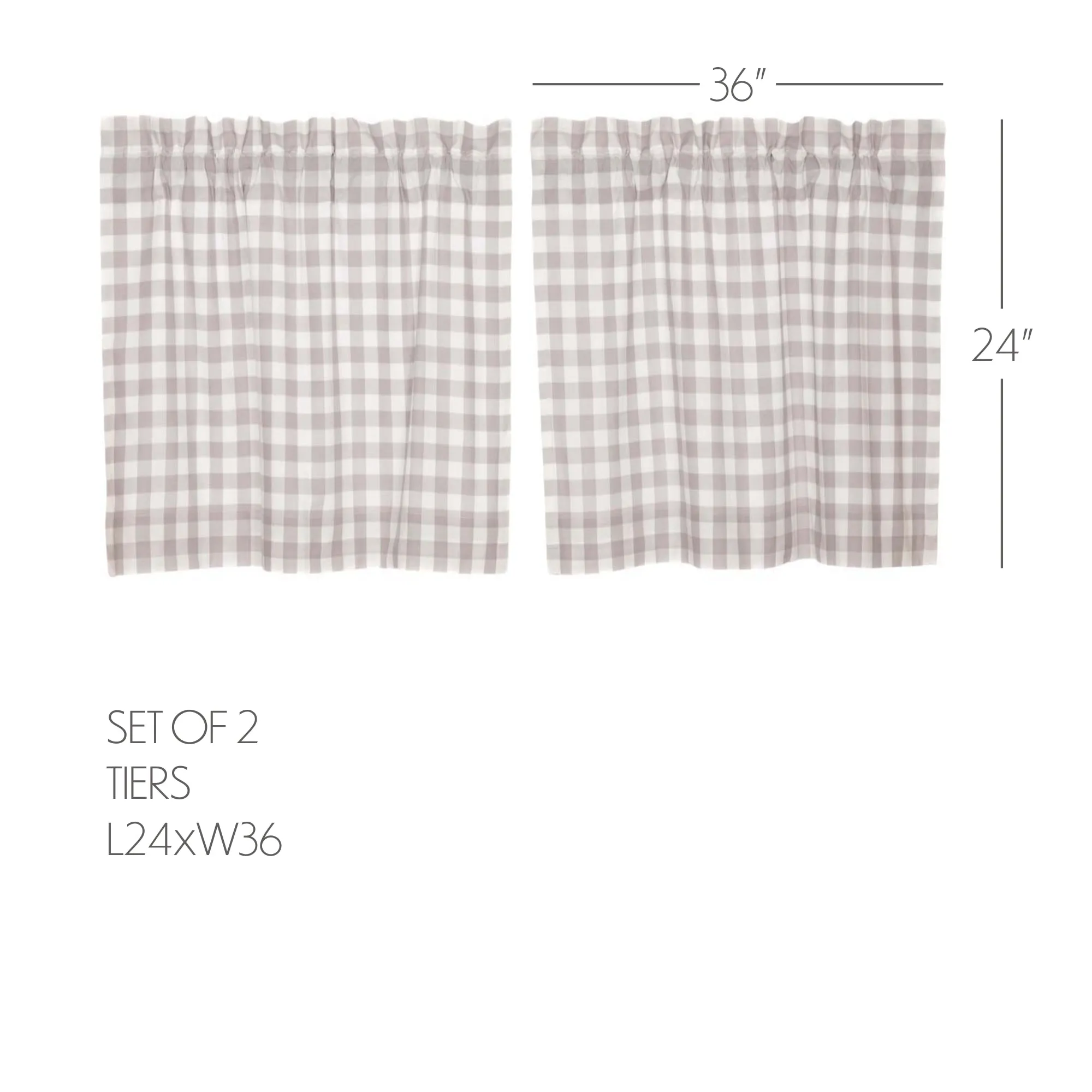 Annie Buffalo Check Tier Set of 2