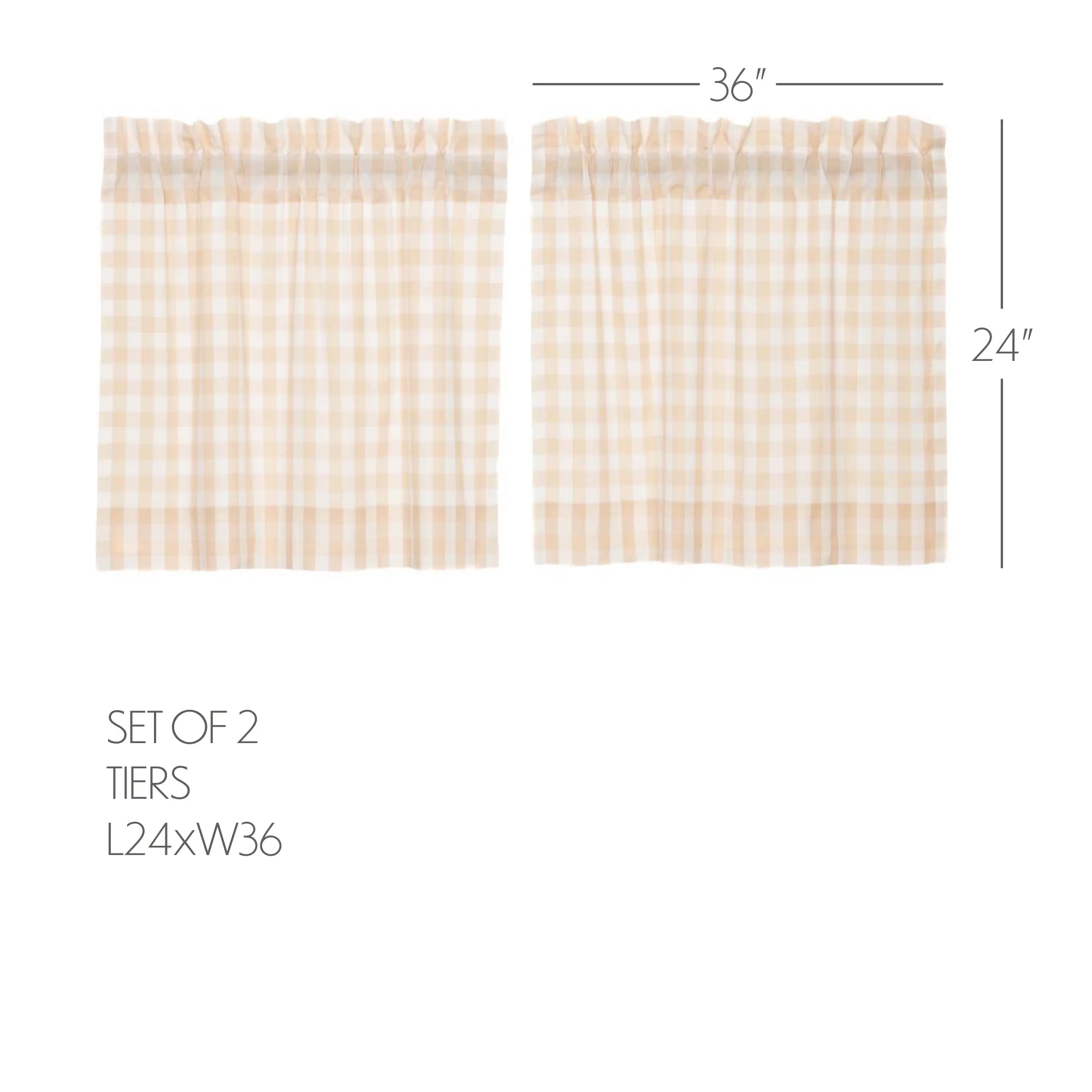 Annie Buffalo Check Tier Set of 2