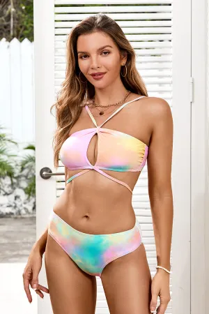 Arizona Road Trip Wrap Bralette & Mid Rise Bikini Swimsuit