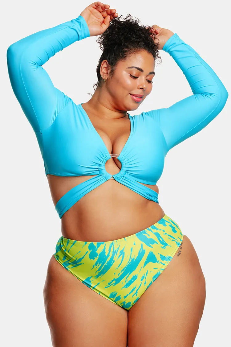 Art Walk Animal Cheeky Plus Size Bikini Bottom