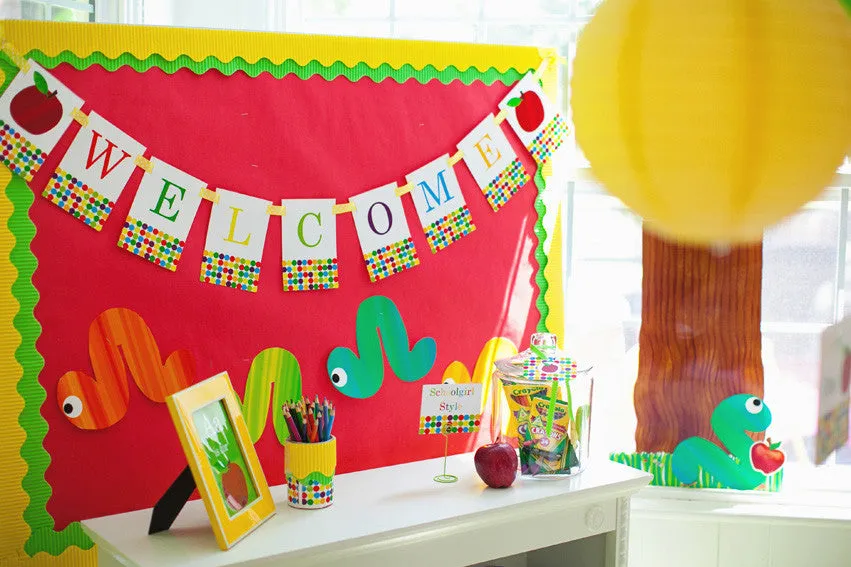 Banner Letters | Primary Apple | UPRINT | Schoolgirl Style