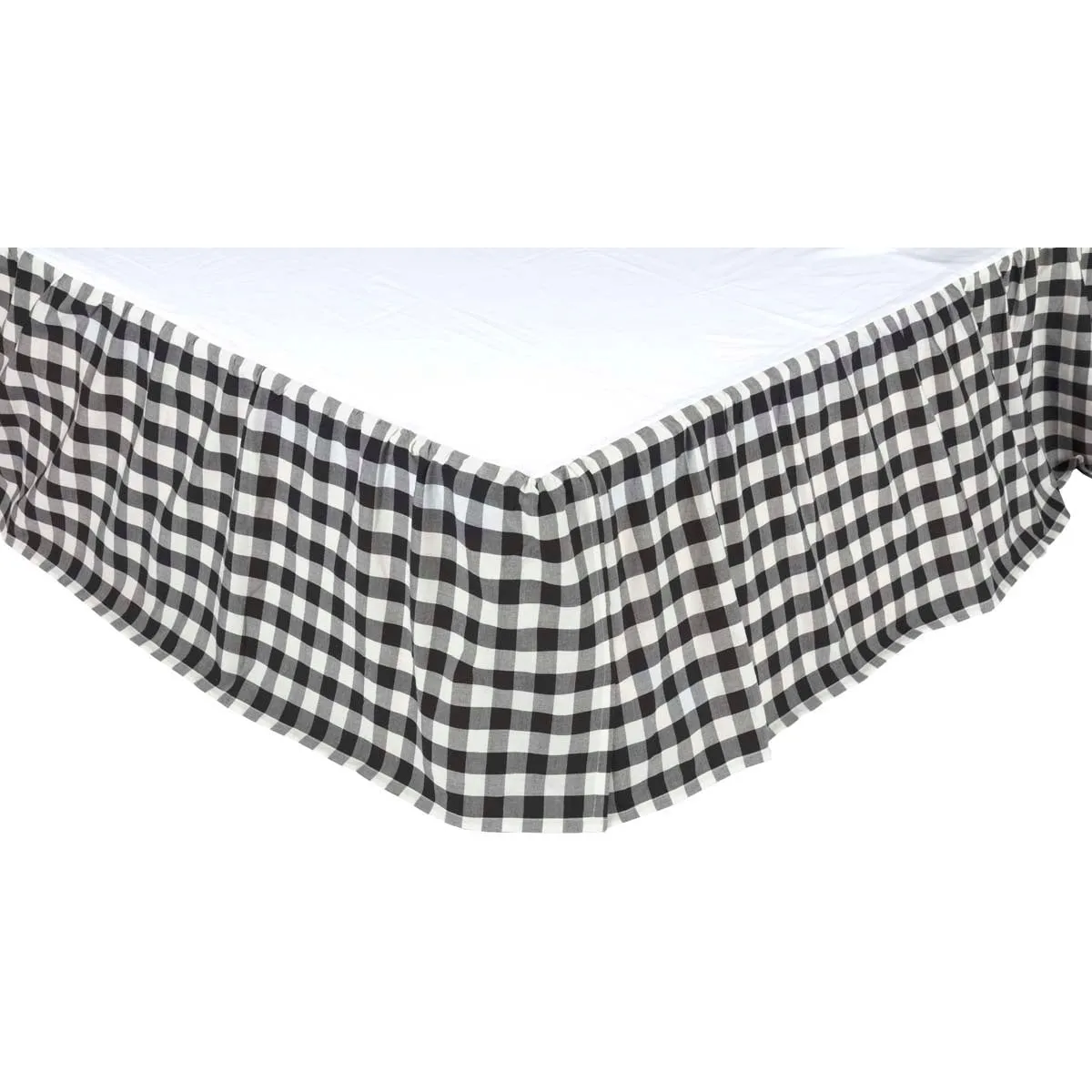 Bed Skirt Farmhouse Annie Buffalo Check Dust Ruffle Bedroom Decor VHC Brands