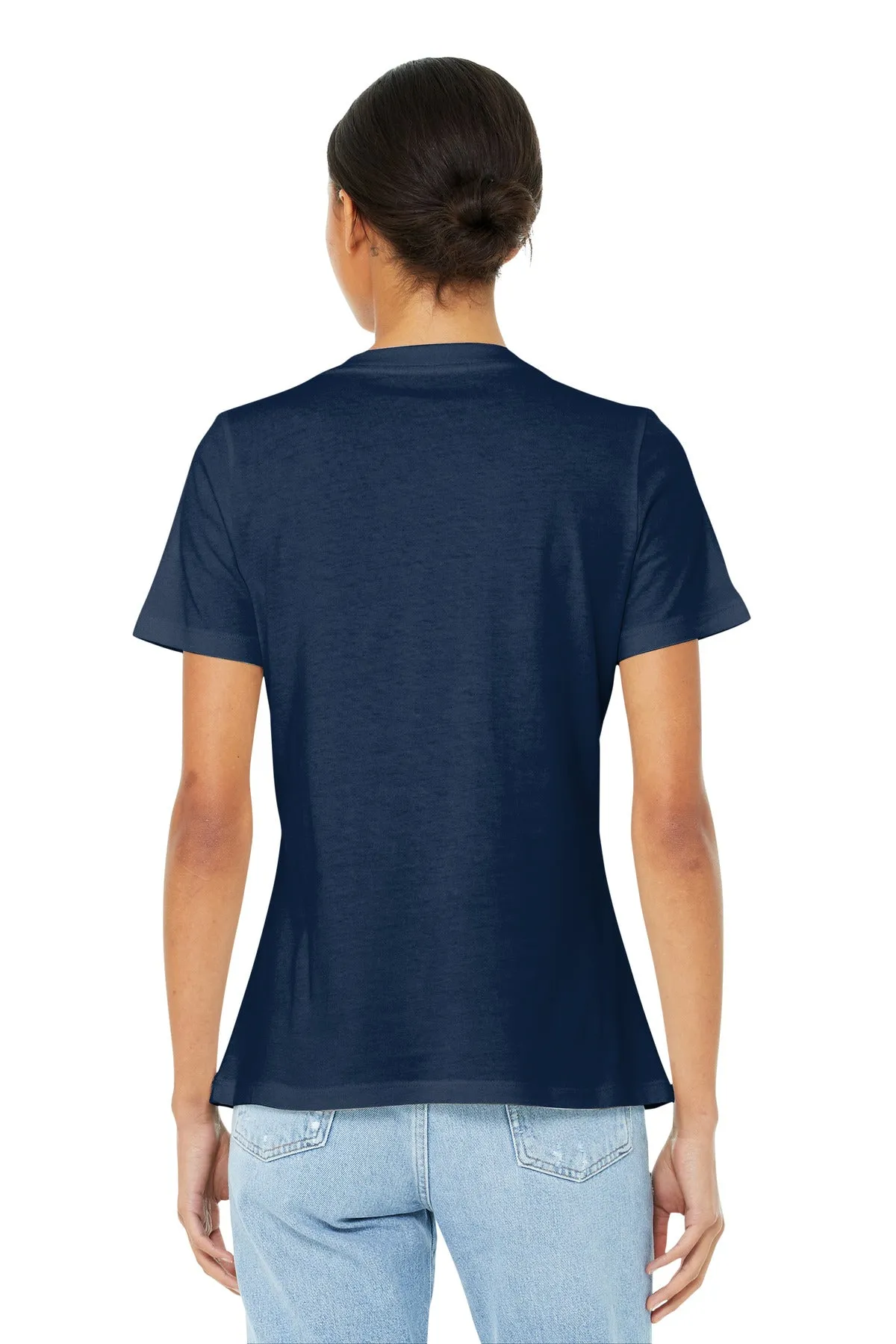 BELLA CANVAS Women's Relaxed Jersey Short Sleeve V-Neck Tee. BC6405