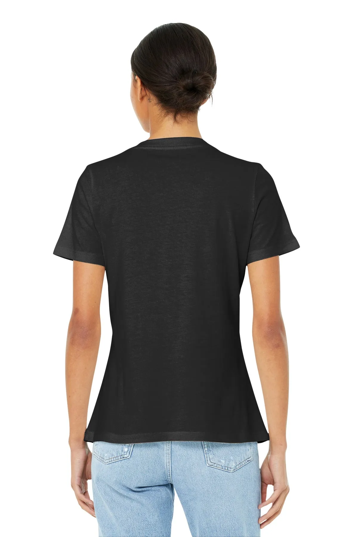 BELLA CANVAS Women's Relaxed Jersey Short Sleeve V-Neck Tee. BC6405