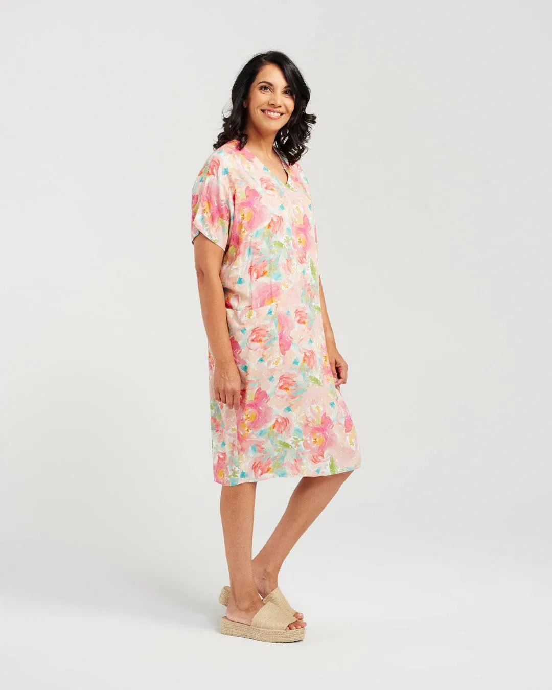 Blackstone Pink Rose Wedge Dress