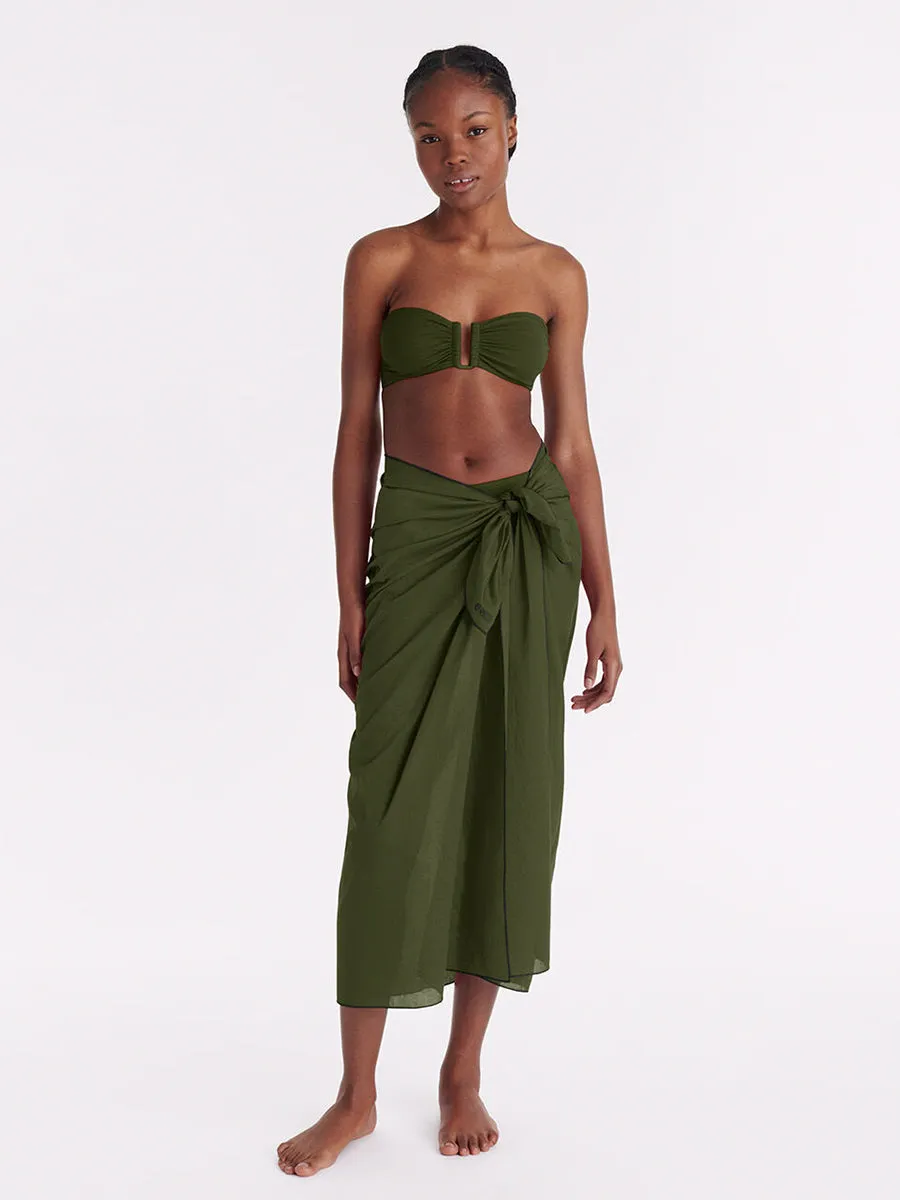 Cabine Pareo in Vert Mousse