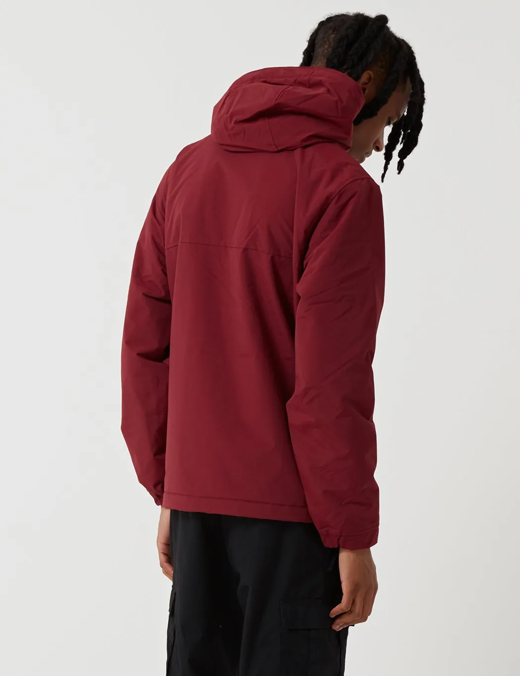 Carhartt-WIP Nimbus Half-Zip Jacket (Fleece Lined) - Mulberry