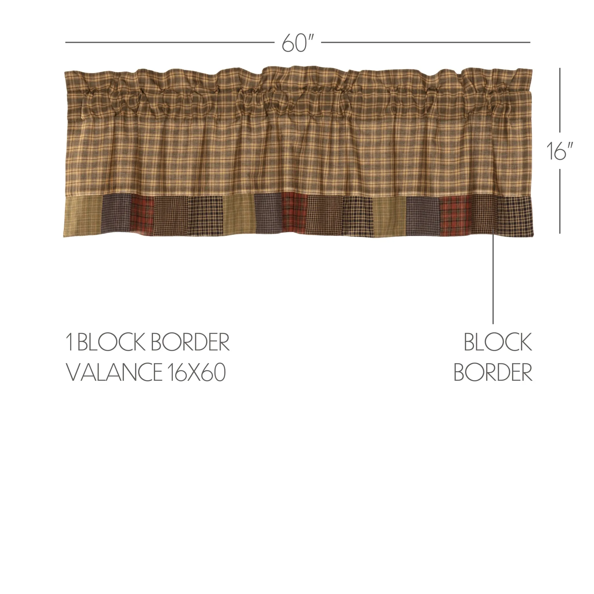 Cedar Ridge Valance Block Border