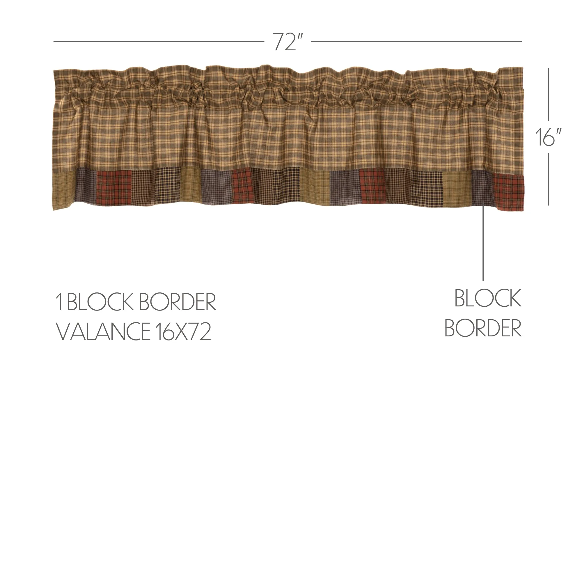Cedar Ridge Valance Block Border