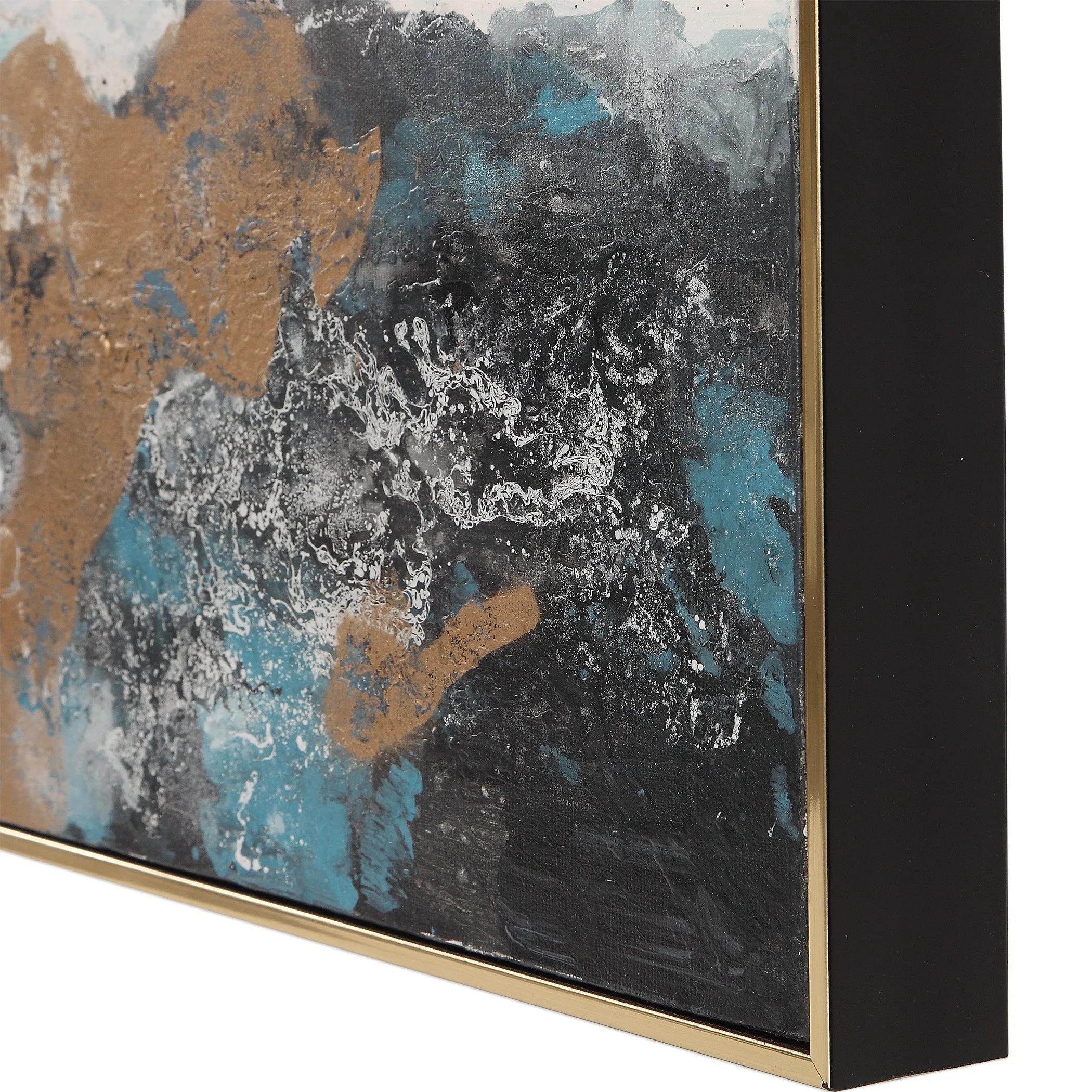 Crashing Waves Abstract Art, S/3