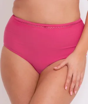 Curvy Kate First Class High Waist Bikini Bottom - Pink