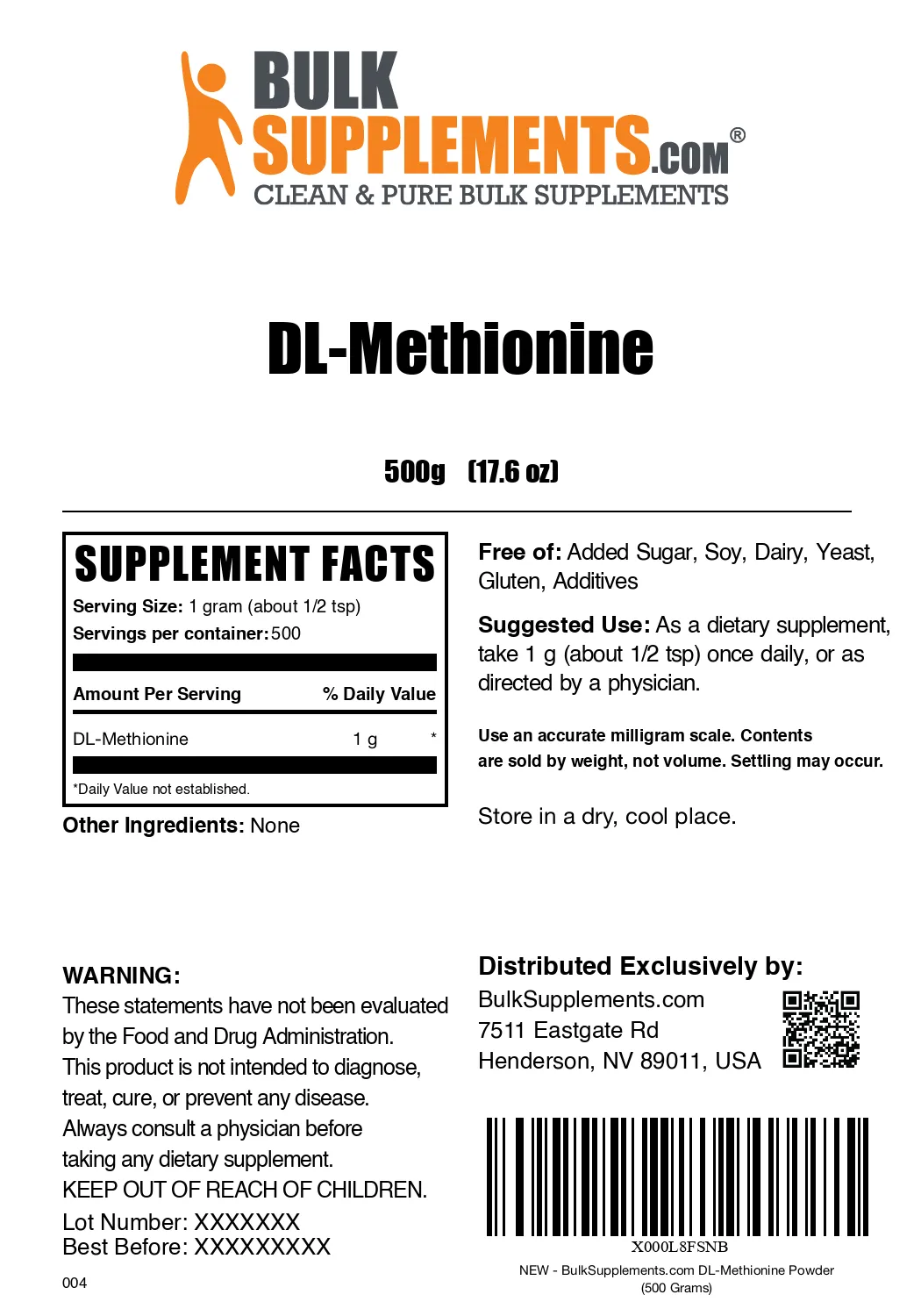 DL-Methionine Powder