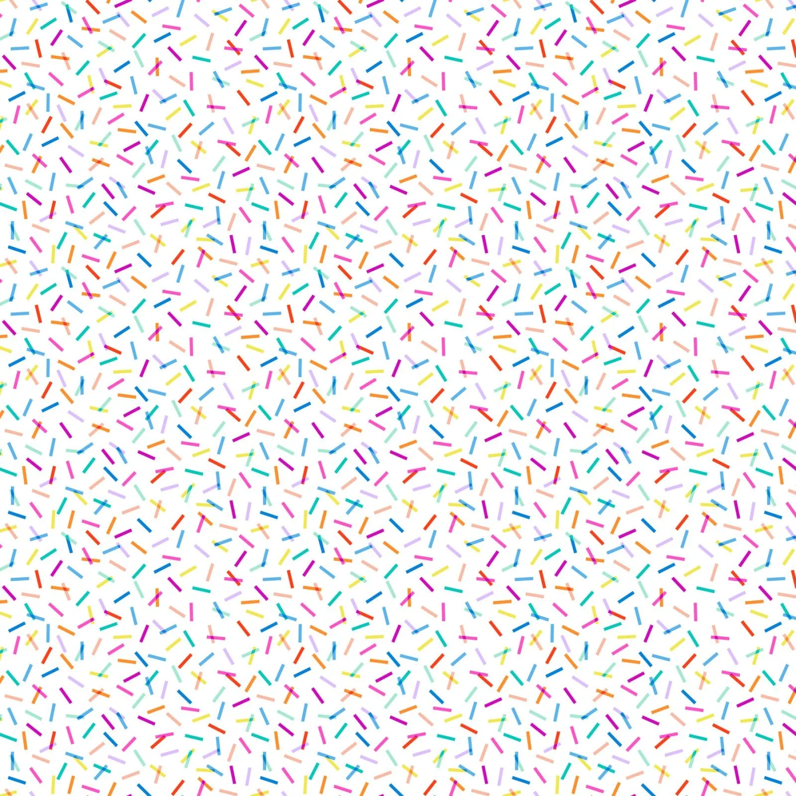 Dovetail Confetti Multi on White - FIGO Fabrics 92025-10