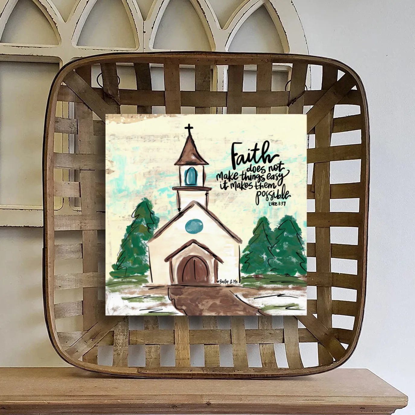 Faith Wrapped Canvas