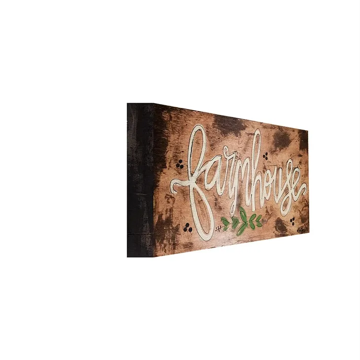 Farmhouse 12" x 24" - Wrapped Canvas