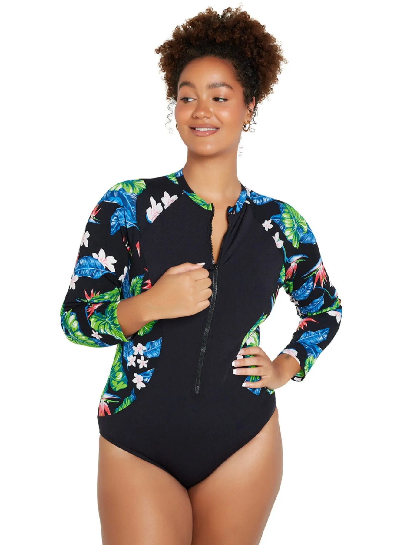 Genevieve Long Sleeve Mastectomy Scuba Suit - Paradise