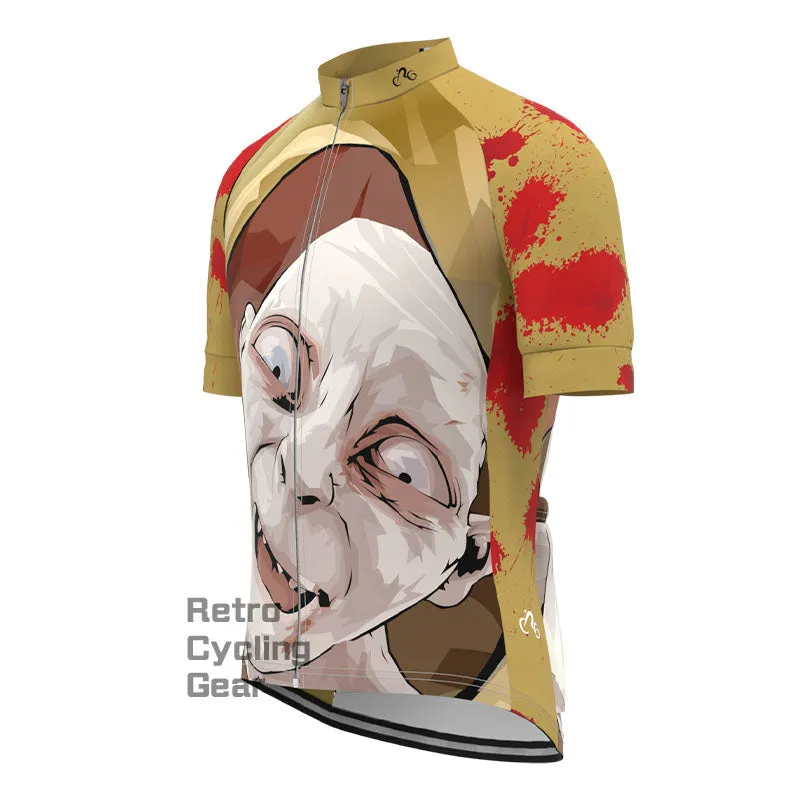 Golden Monster Short Sleeves Cycling Jersey