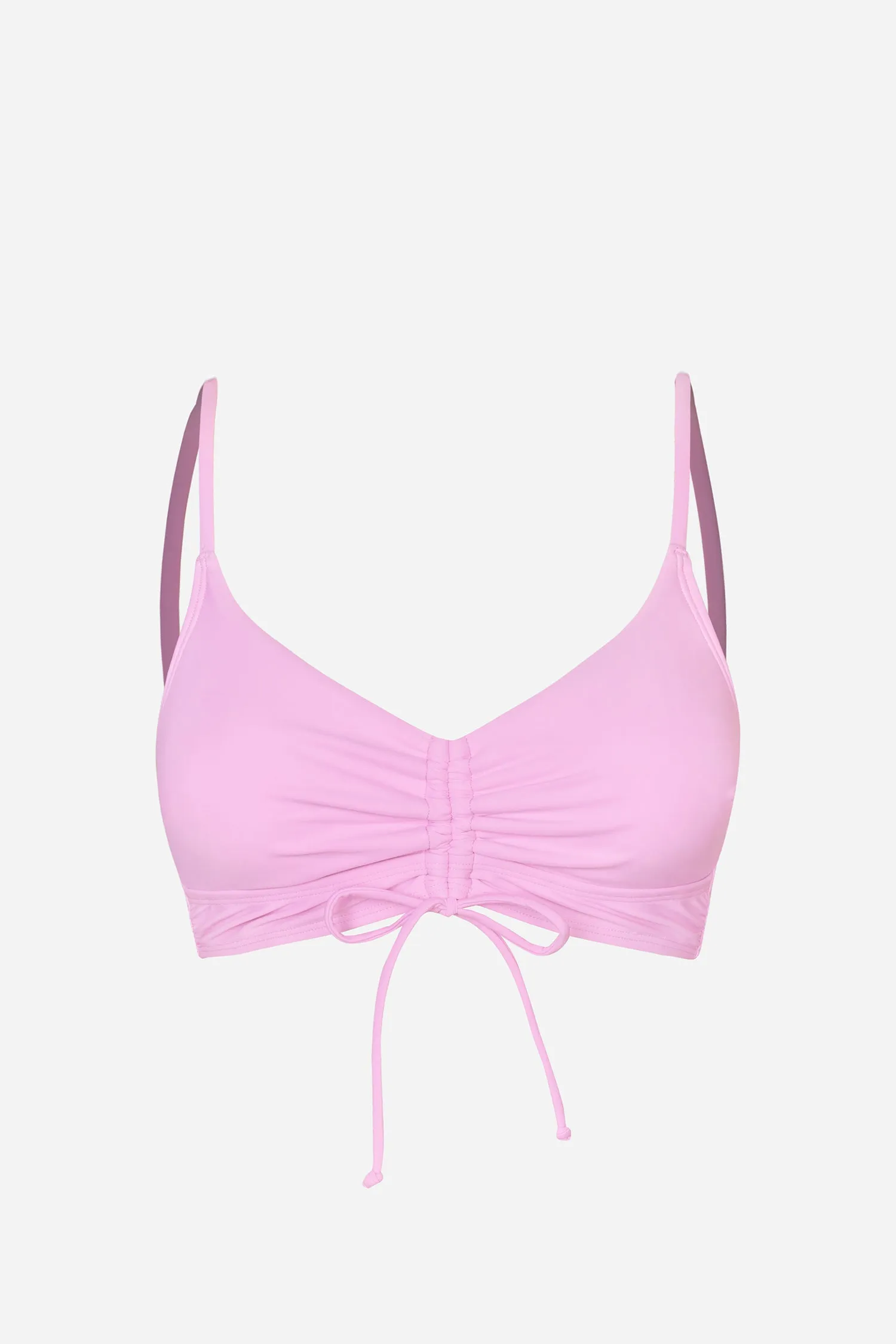 Healing Space Ruched Drawstring Bralette