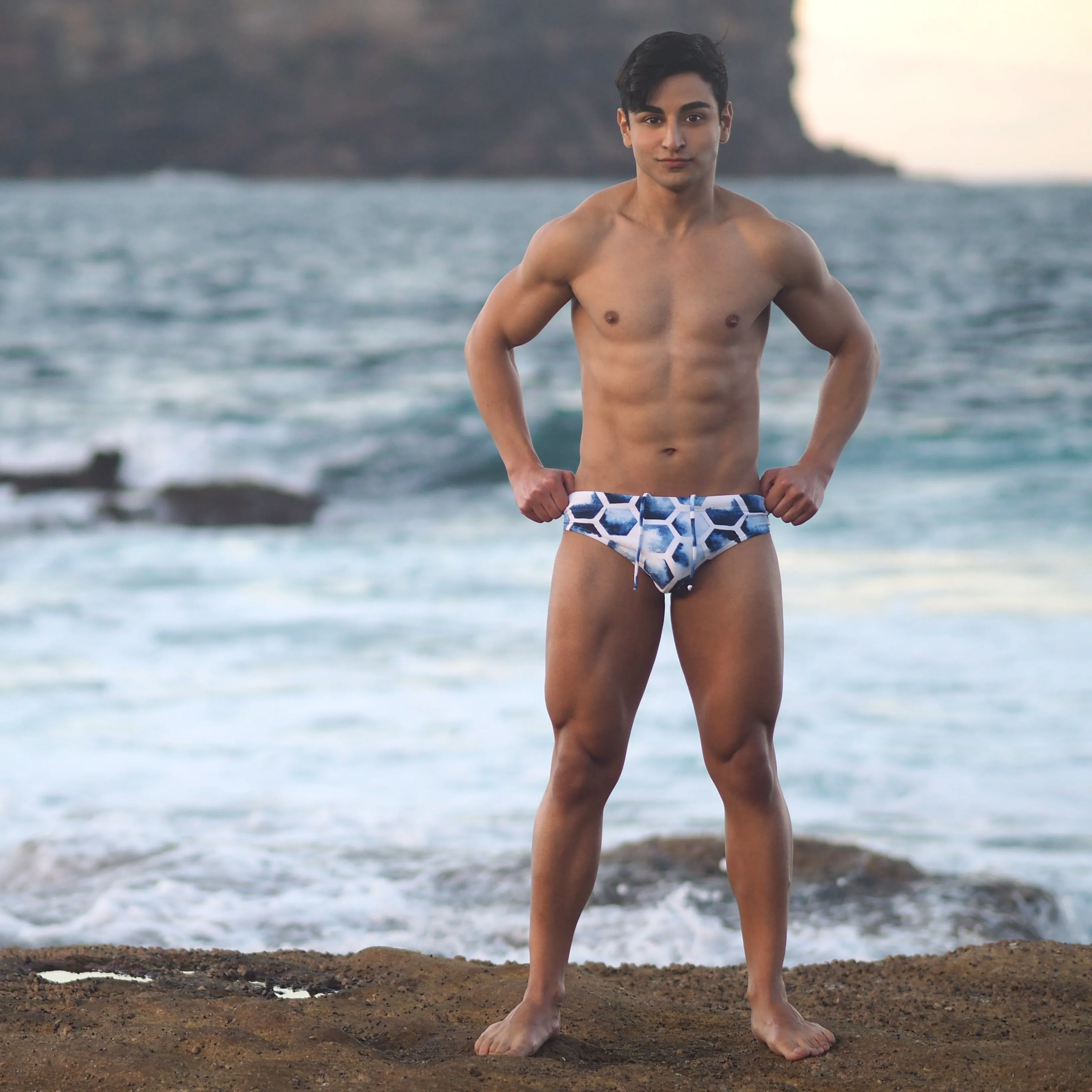 Honeycomb Swim Brief