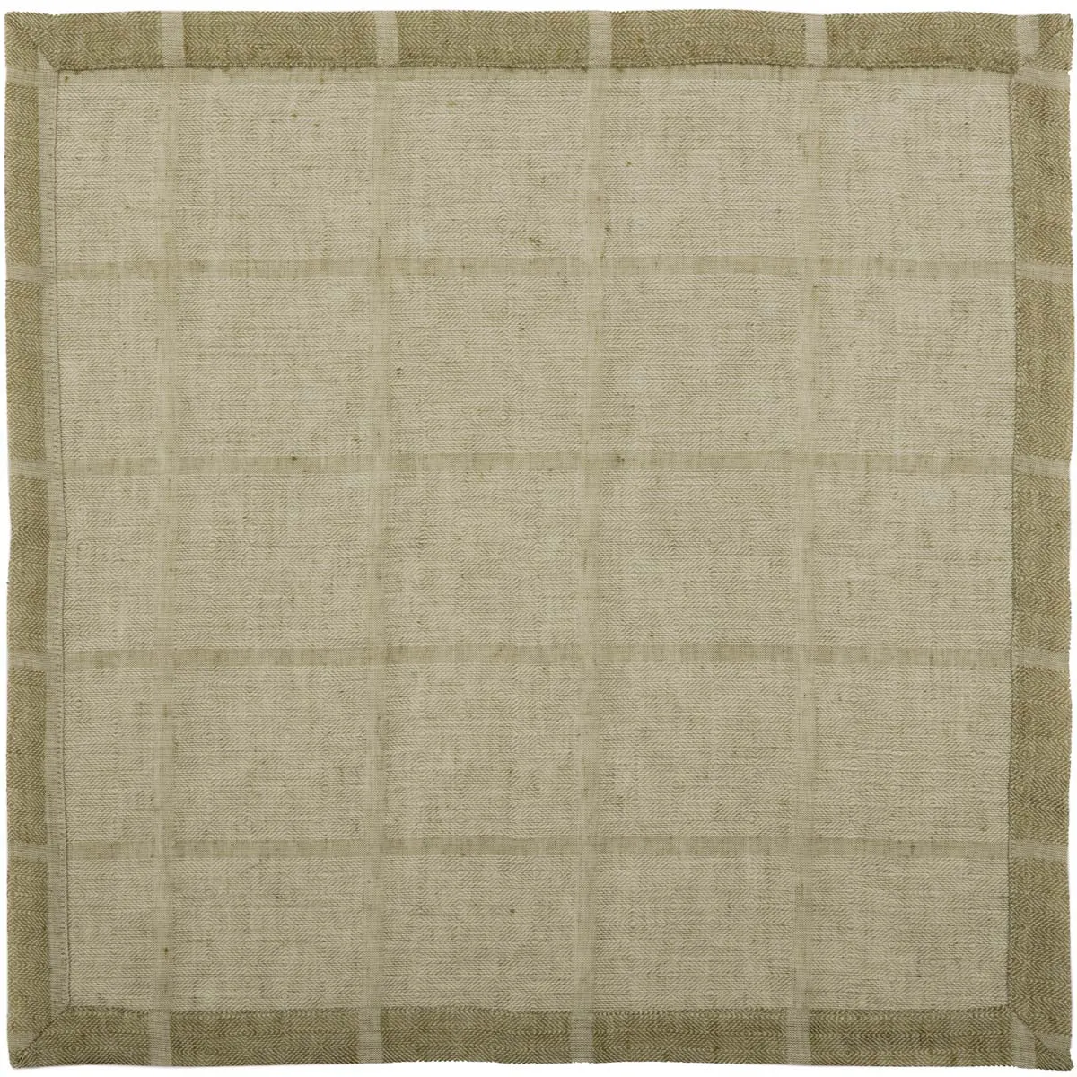 Julie Olive Plaid Napkin Set of 6 18x18