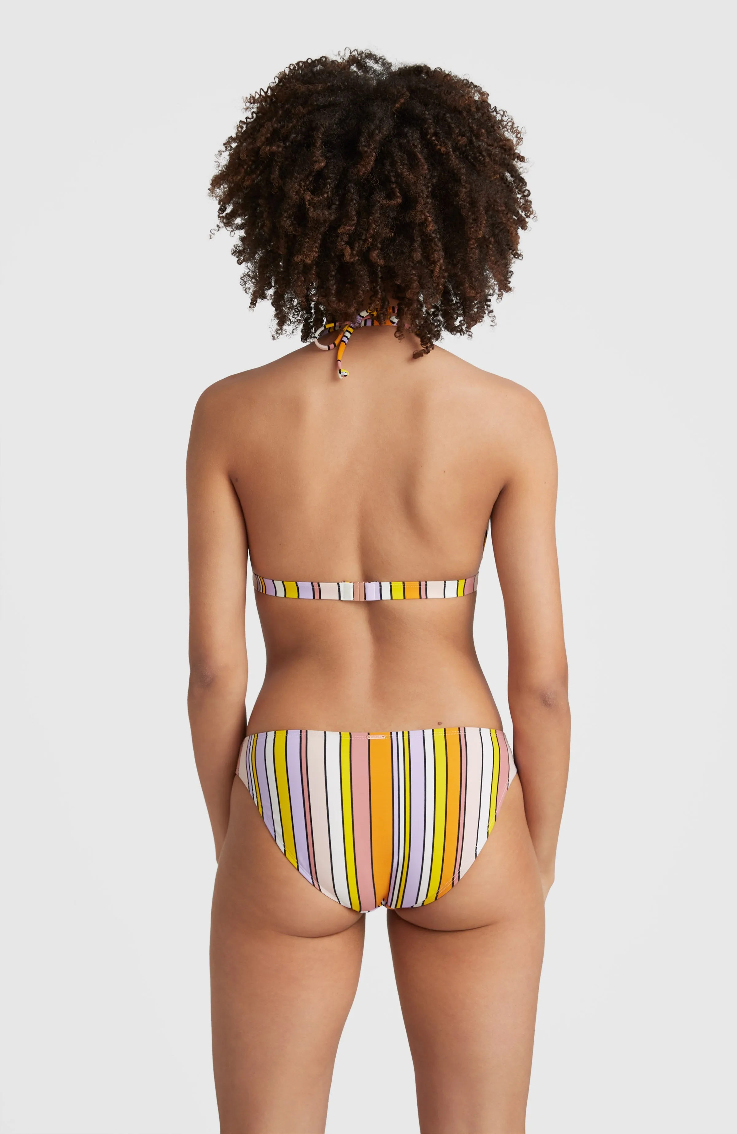 Marga - Rita Halter Bikini Set | Multi Stripe