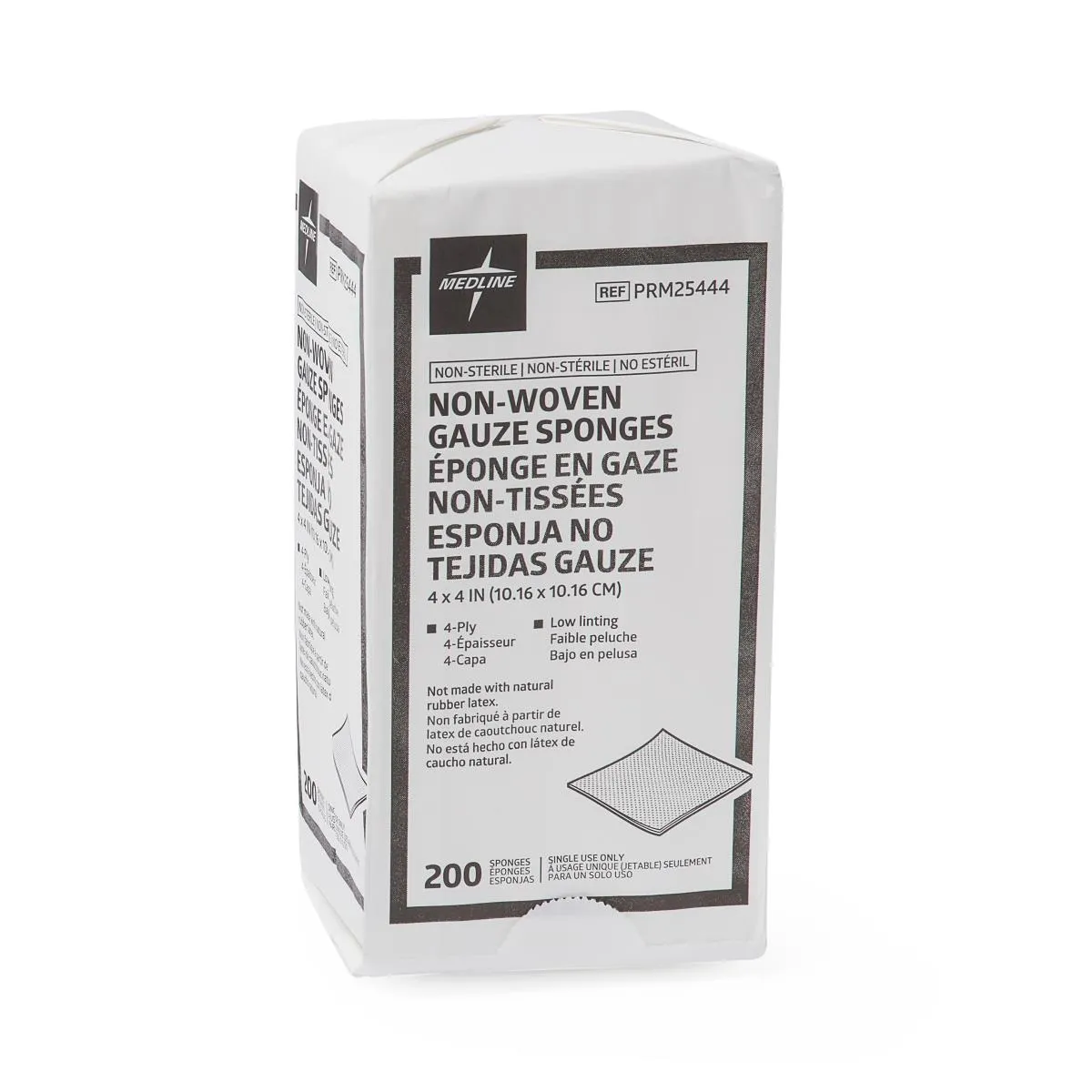 Medline Standard Nonsterile Nonwoven Gauze Sponges