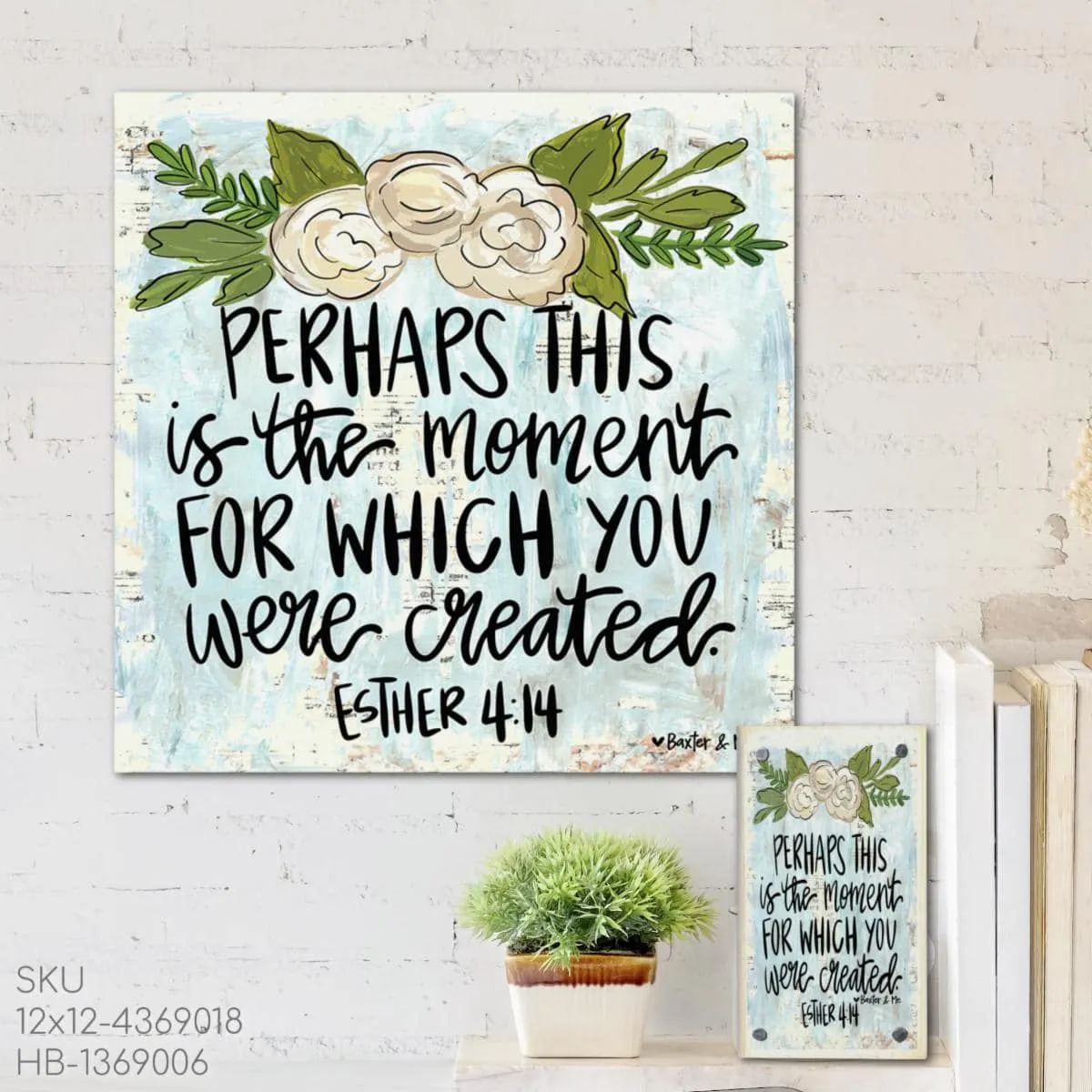 Moment You Were Created - Wrapped Canvas
