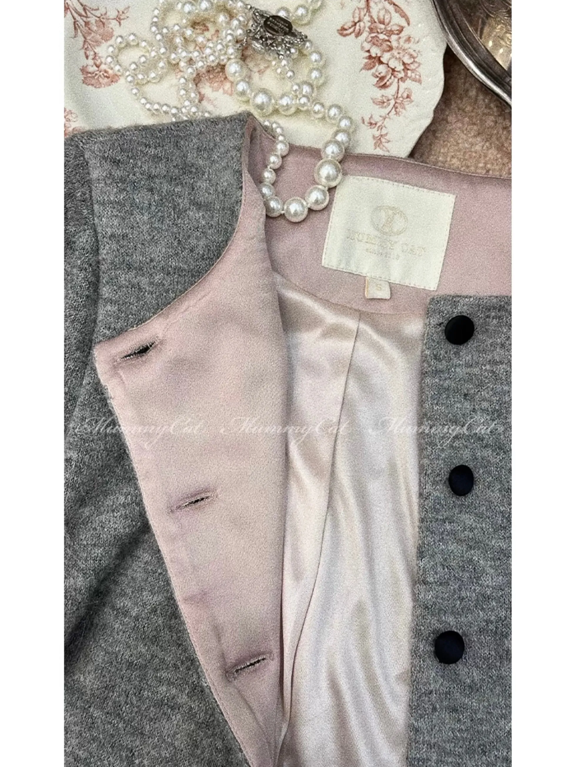 [Mummy Cat] Yoo-jin 유진 Ulzzang Girls Wool Blend Cardigan