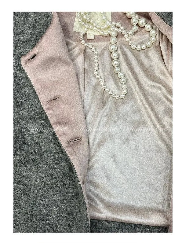 [Mummy Cat] Yoo-jin 유진 Ulzzang Girls Wool Blend Cardigan