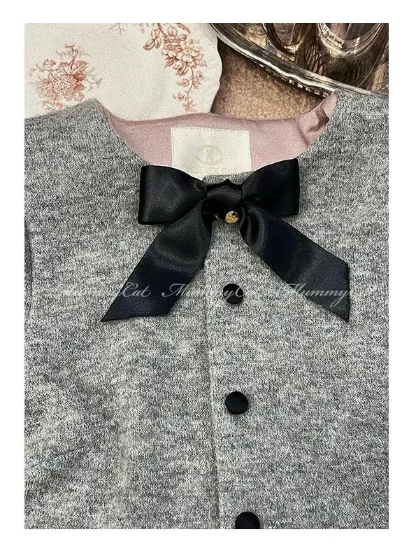 [Mummy Cat] Yoo-jin 유진 Ulzzang Girls Wool Blend Cardigan