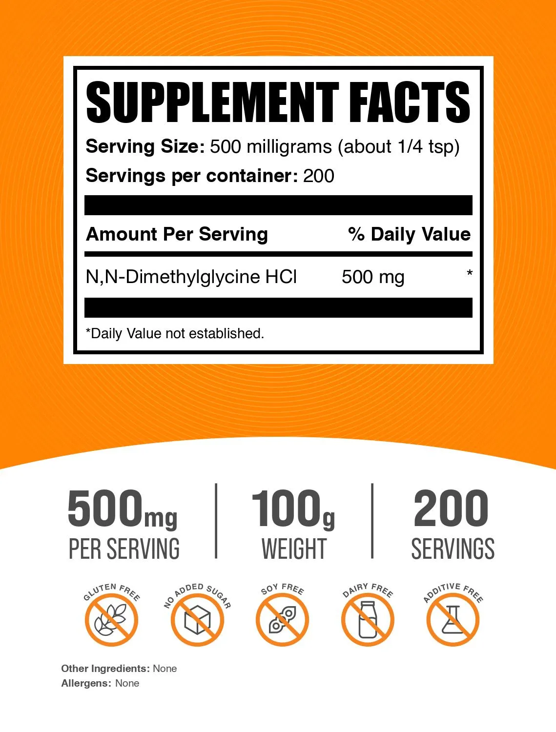 N,N-Dimethyl Glycine HCl (DMG HCl) Powder
