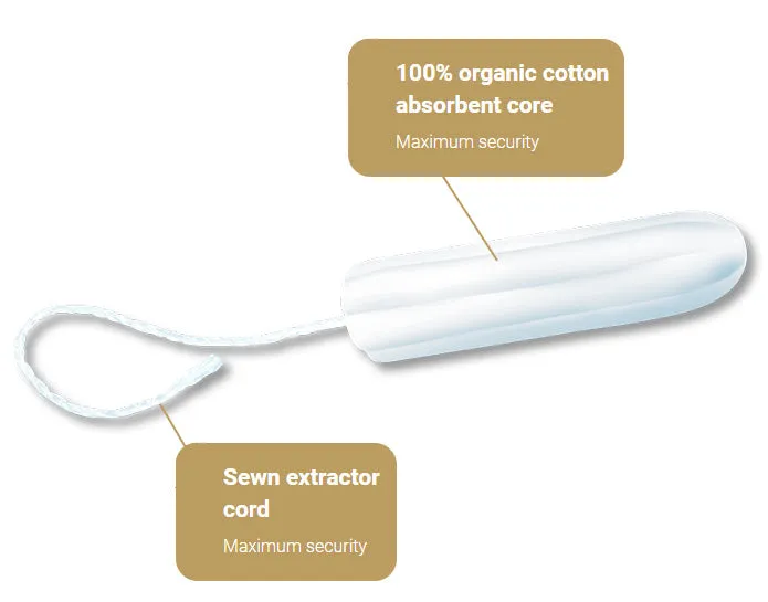 Organyc Cotton Tampons Regular 16 Pack