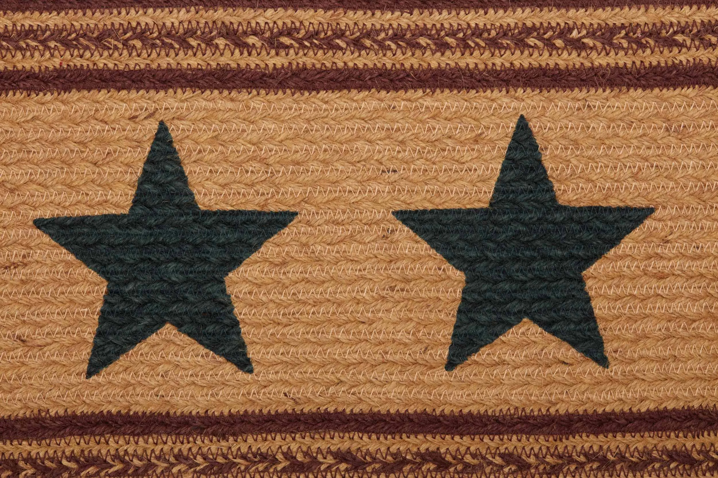 Potomac Jute Stair Tread Stencil Stars Latex